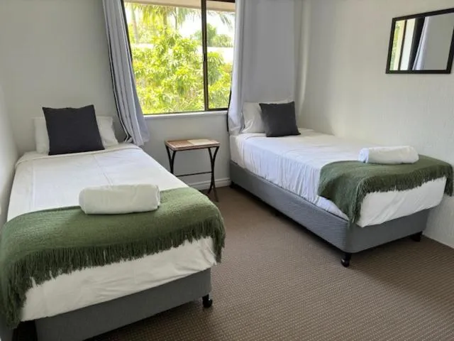 Bed in Nautilus Noosa Resort