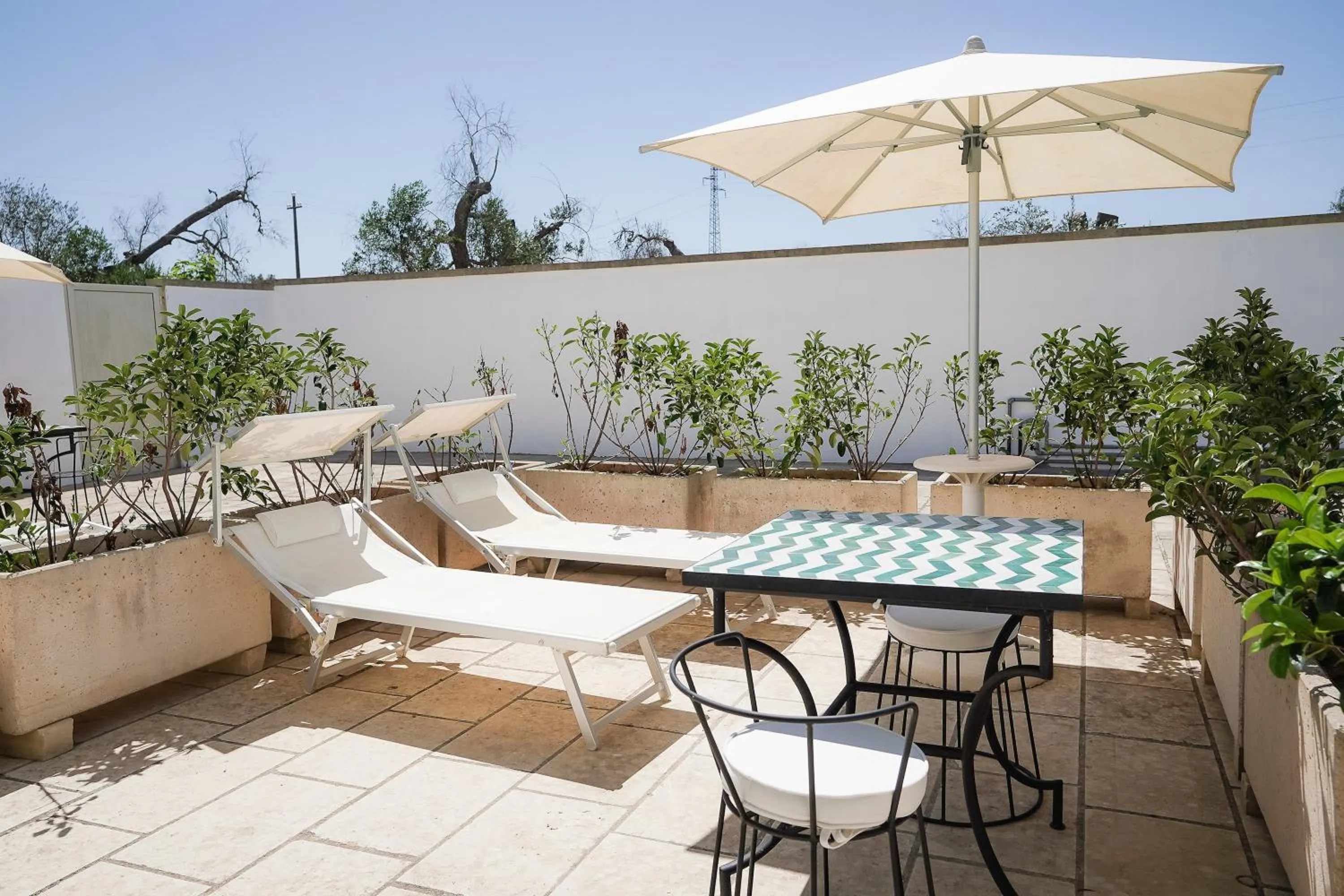 Patio in Corte dei Melograni Hotel Resort