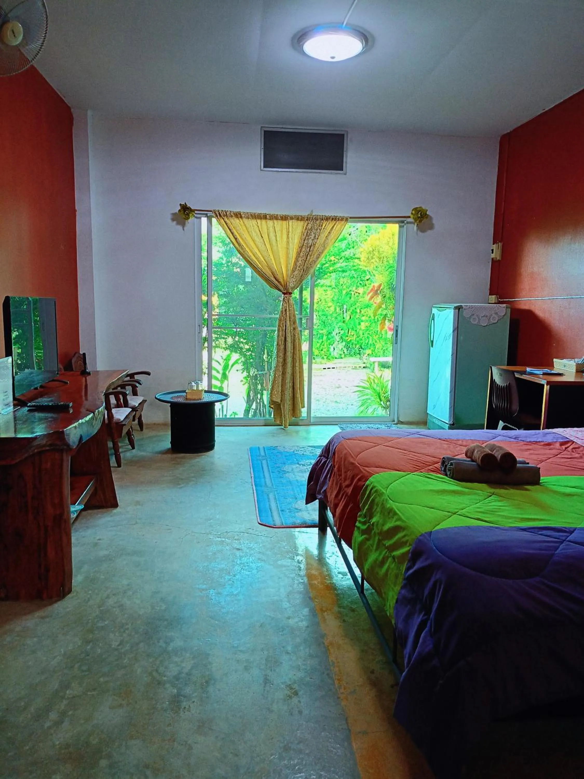 Bed in Six Nature Resort