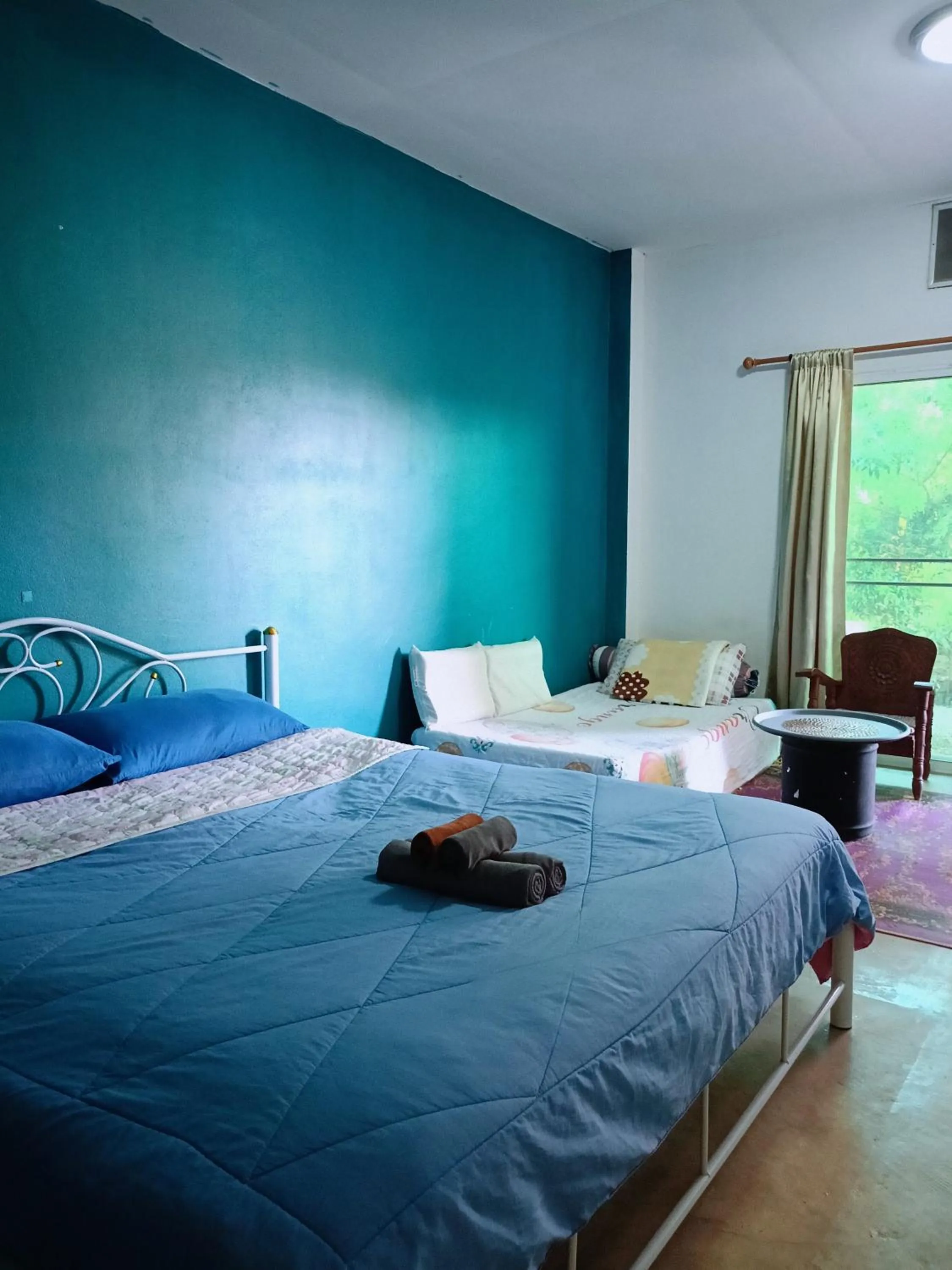 Bed in Six Nature Resort