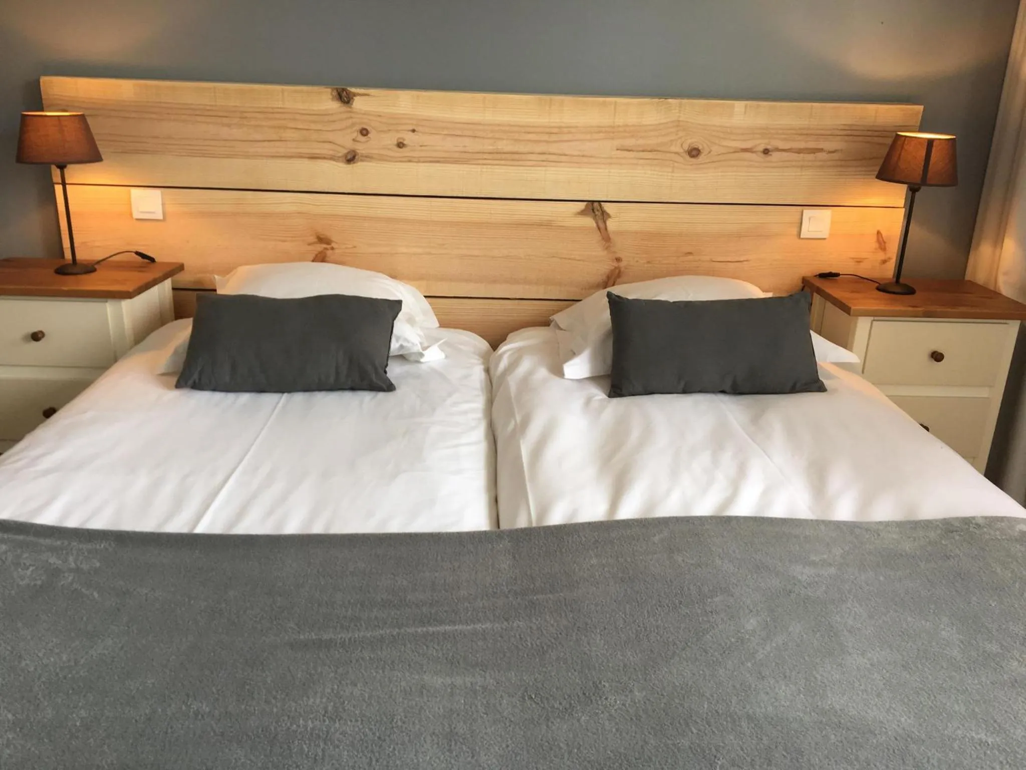 Bed in Le Pavillon Bleu