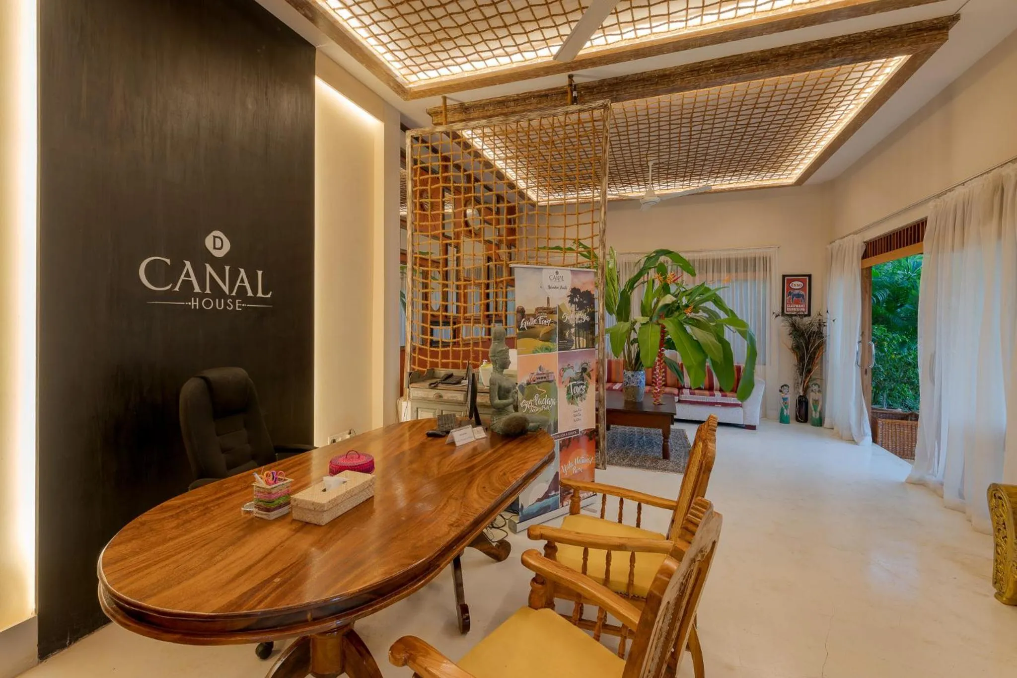 Living room in D Canal House