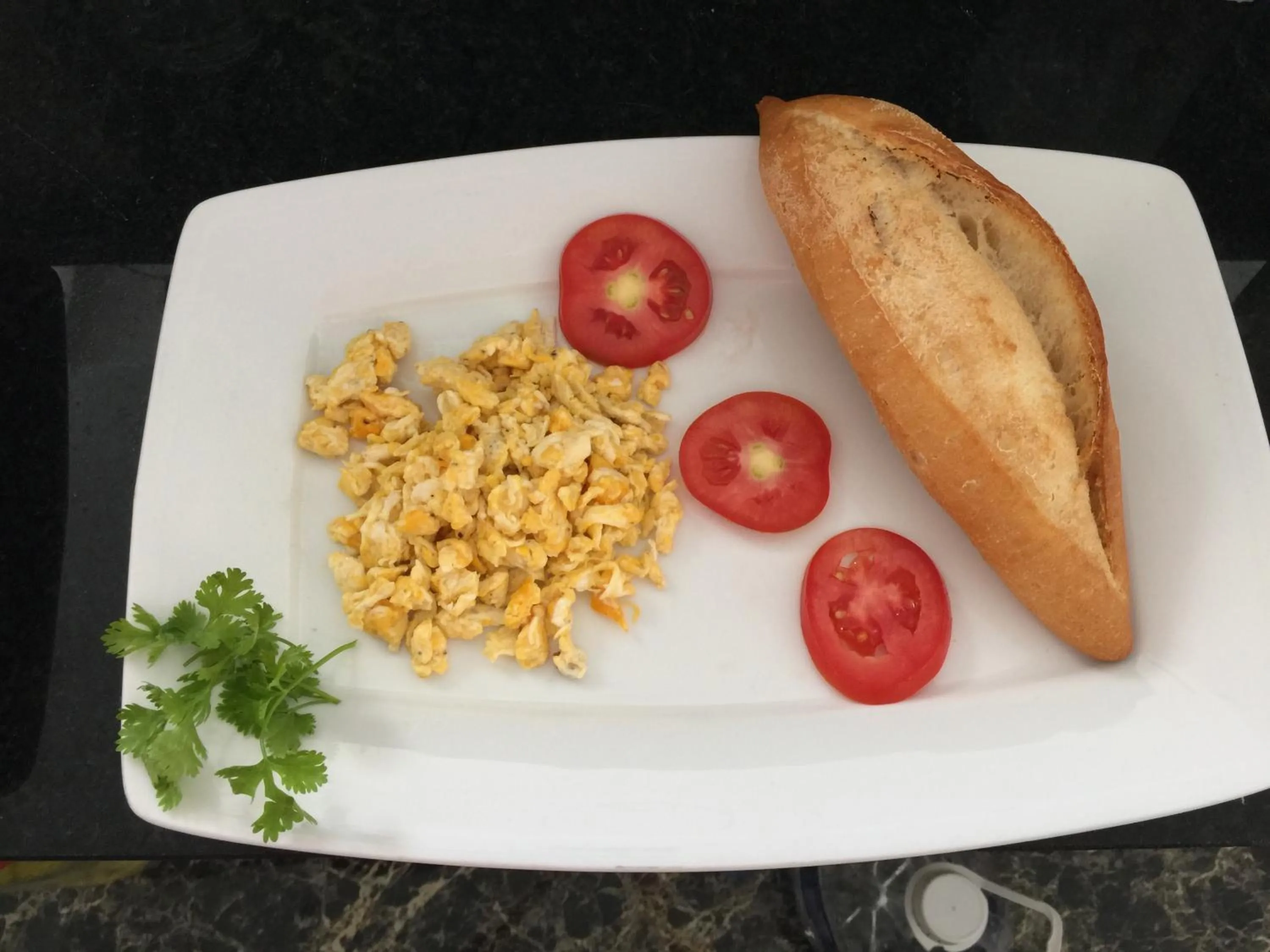 Asian breakfast in Hoi An Sunny Pool Villa