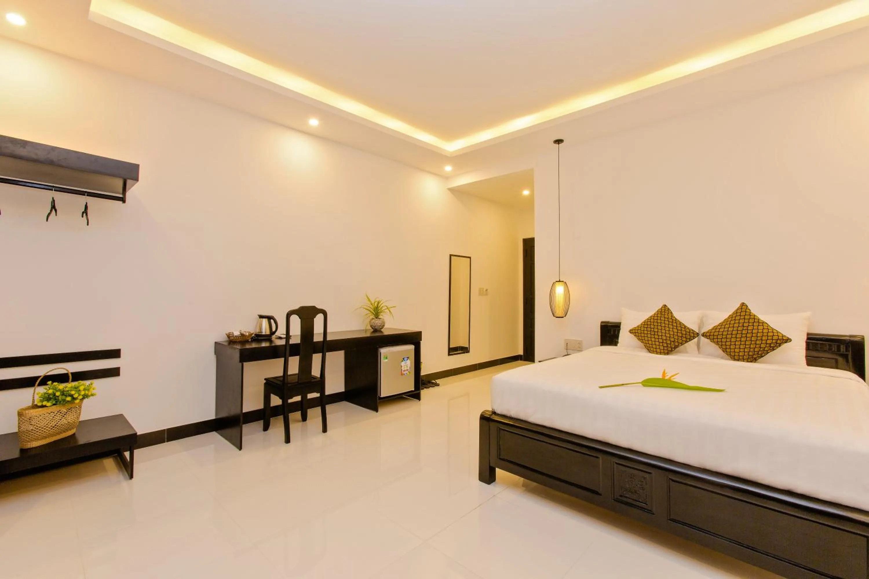 Seating area, Bed in Hoi An Sunny Pool Villa