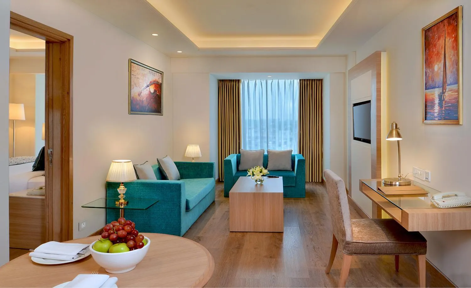 Living room in Golden Sarovar Portico