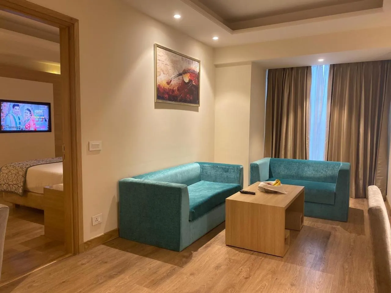 Living room in Golden Sarovar Portico