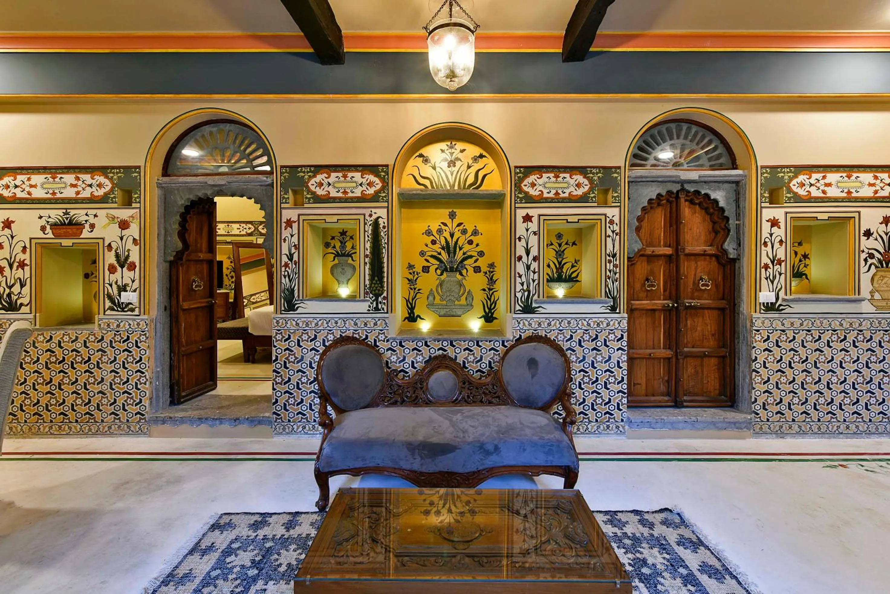 Living room in Gogunda Palace