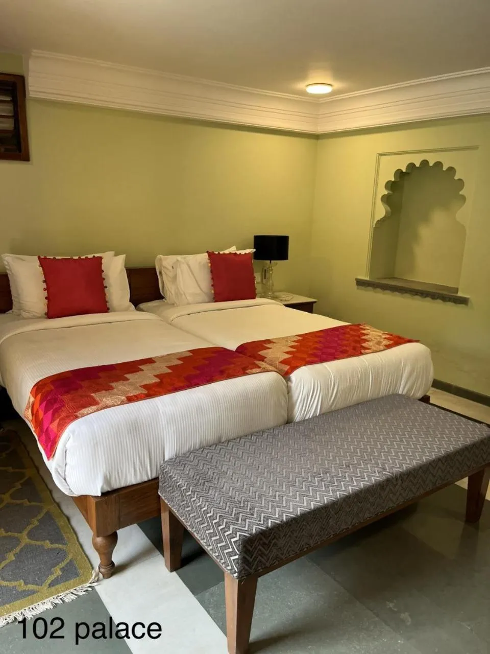 Bed in Gogunda Palace