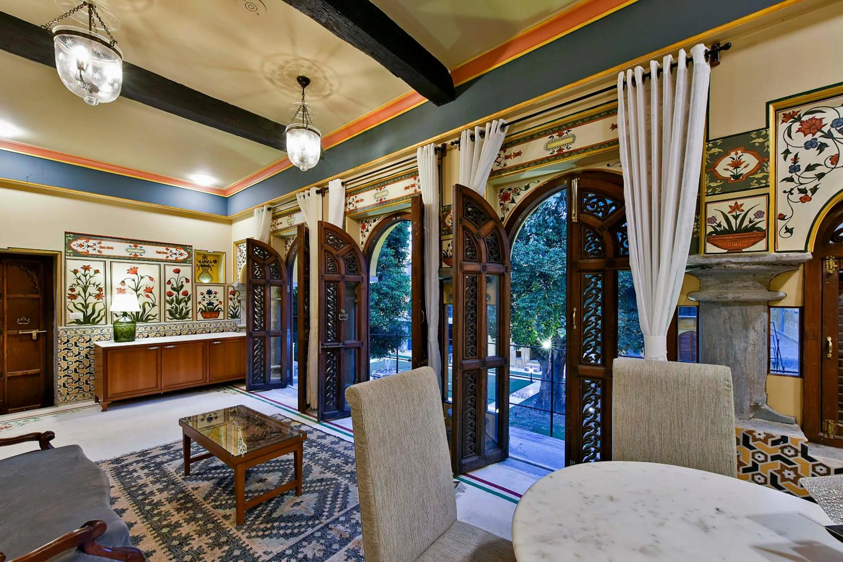 Living room in Gogunda Palace