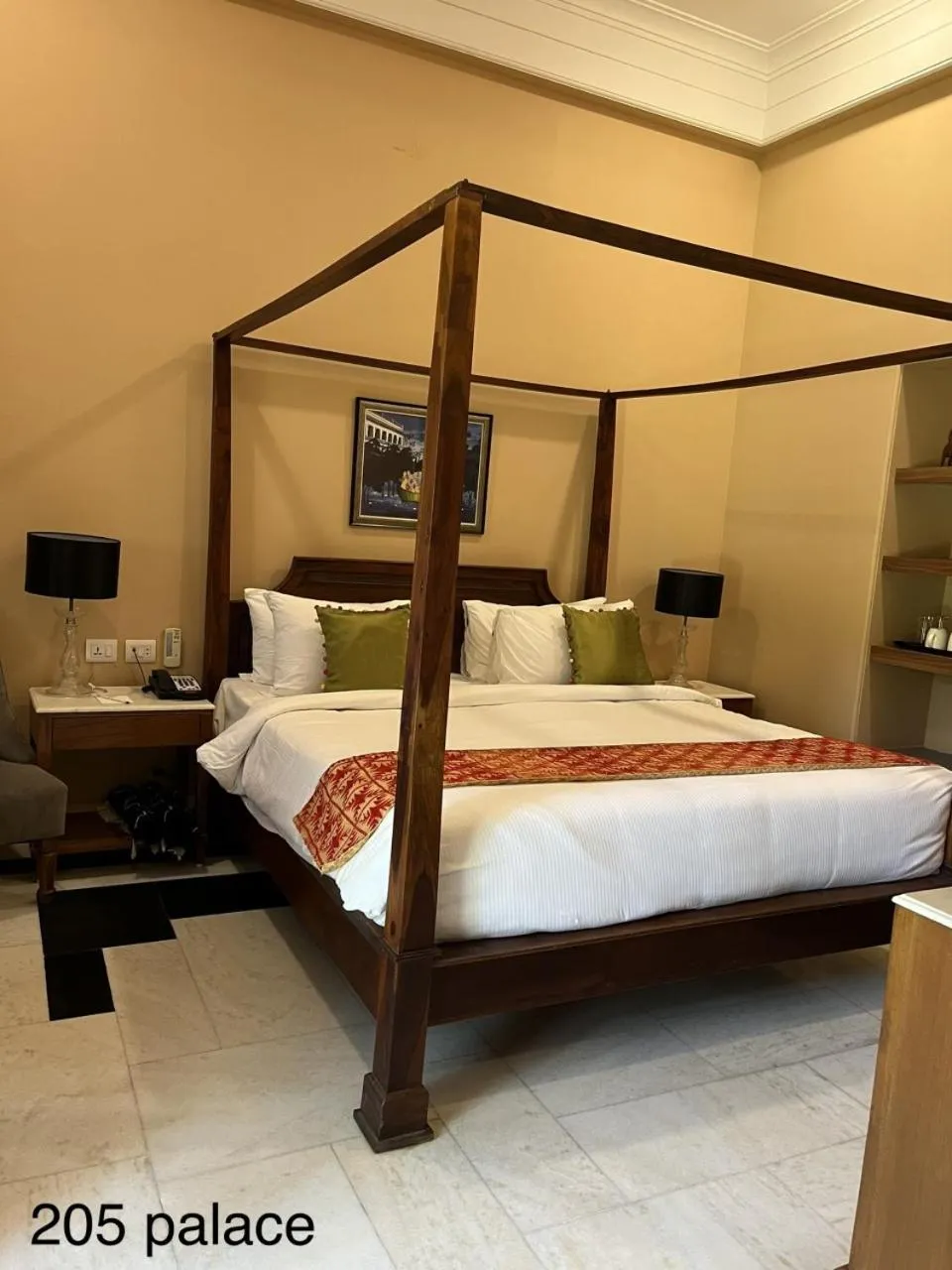 Bed in Gogunda Palace