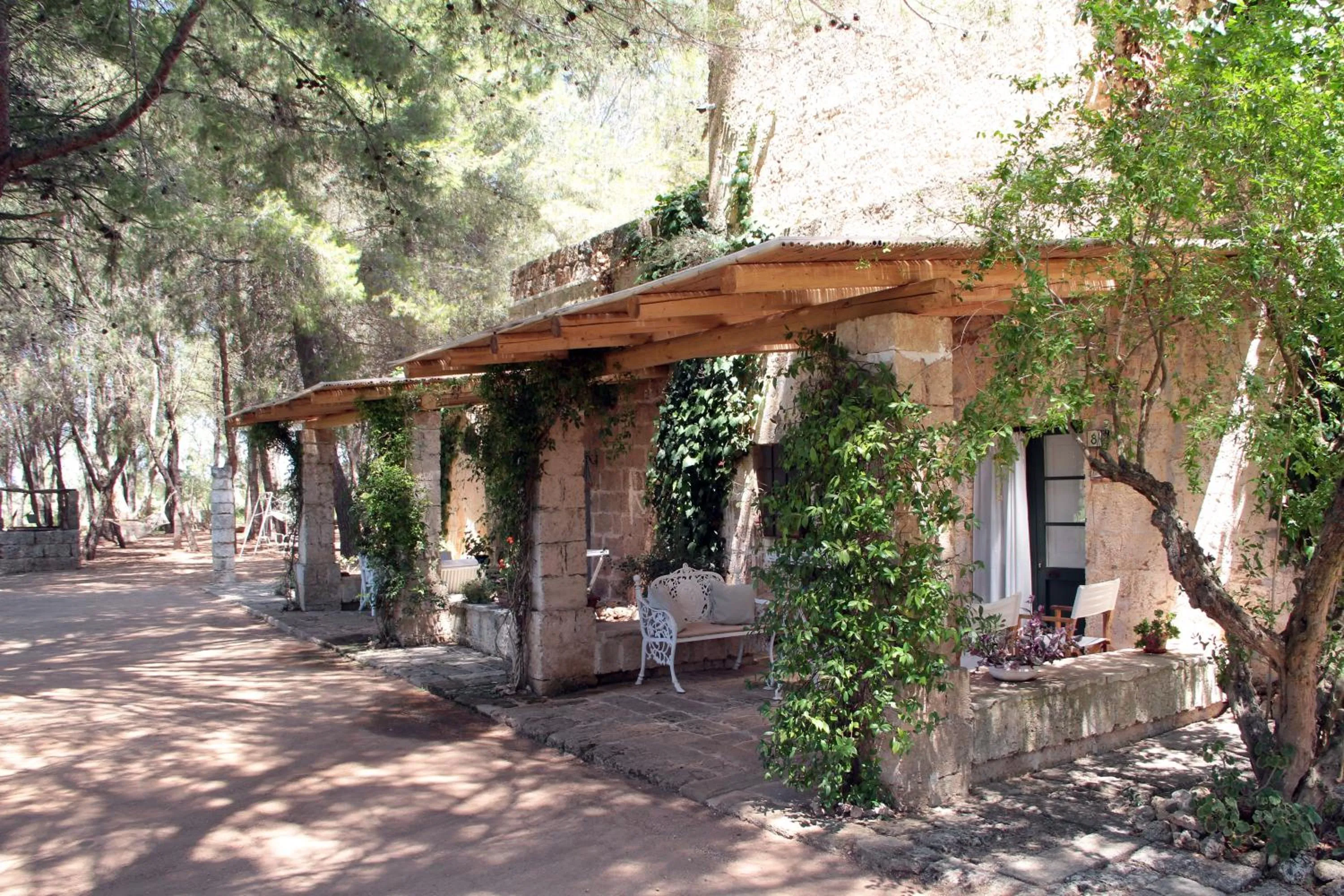 Patio in Masseria Cristo