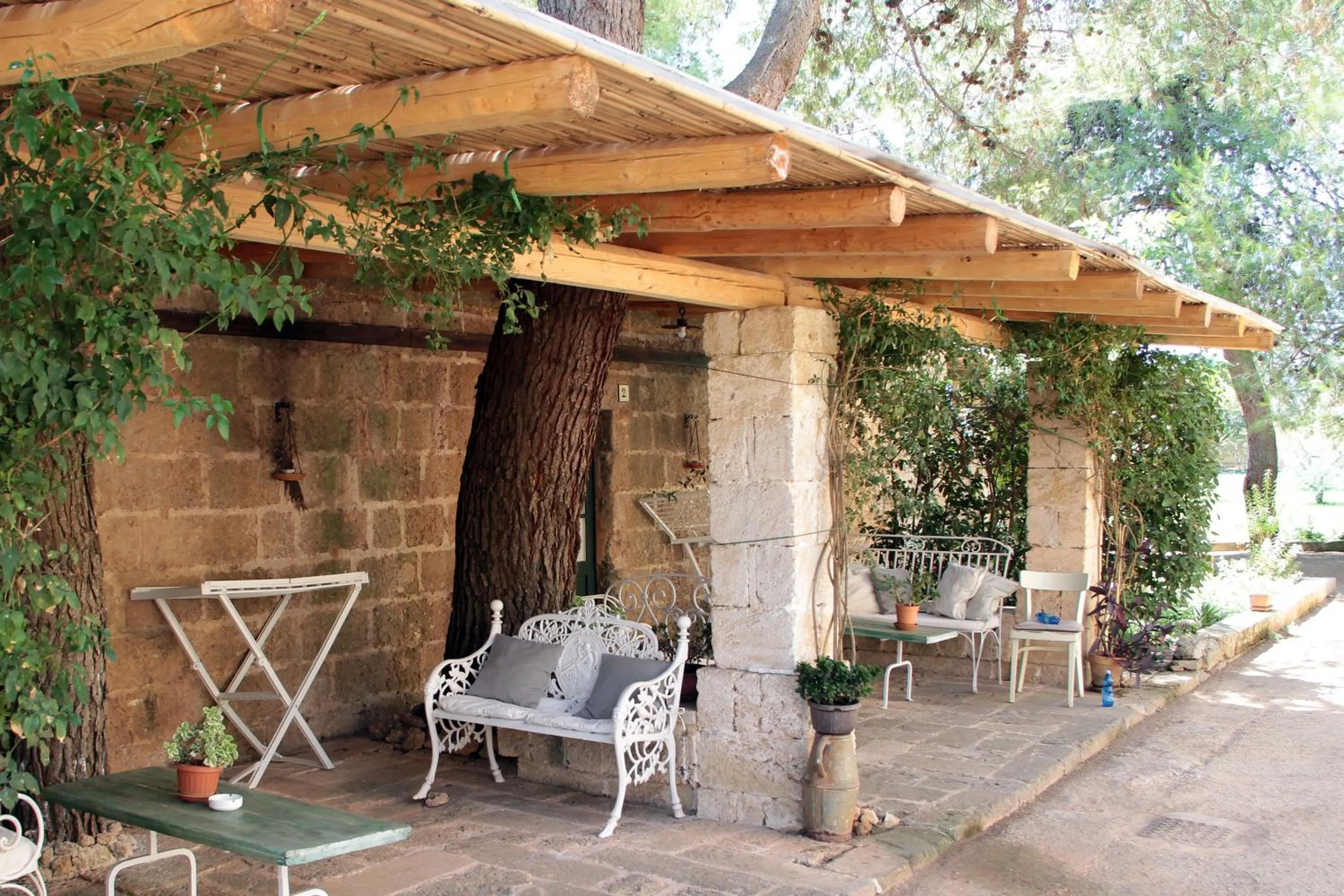 Patio in Masseria Cristo