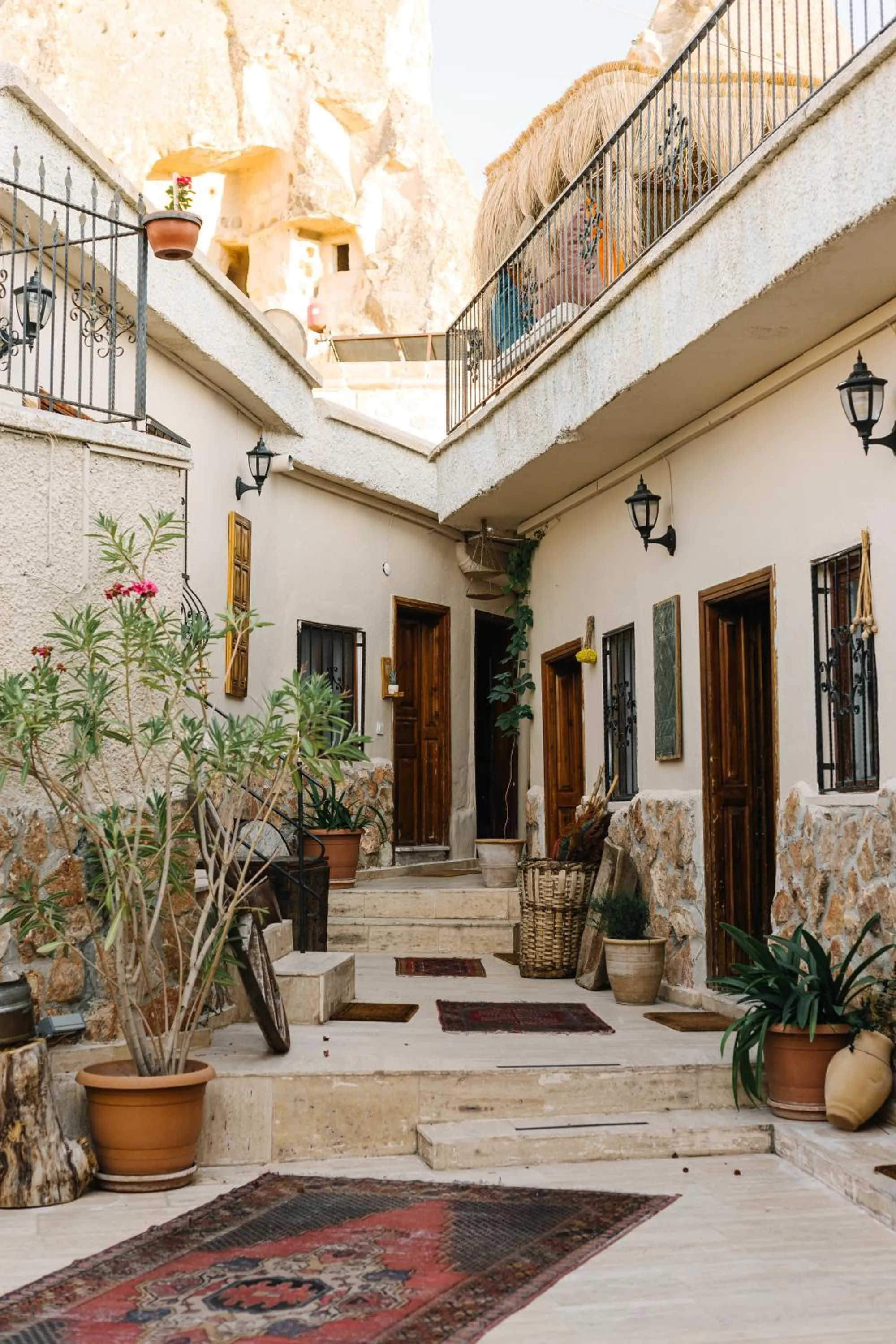 Inner courtyard view in Paradise Cappadocia Hotel