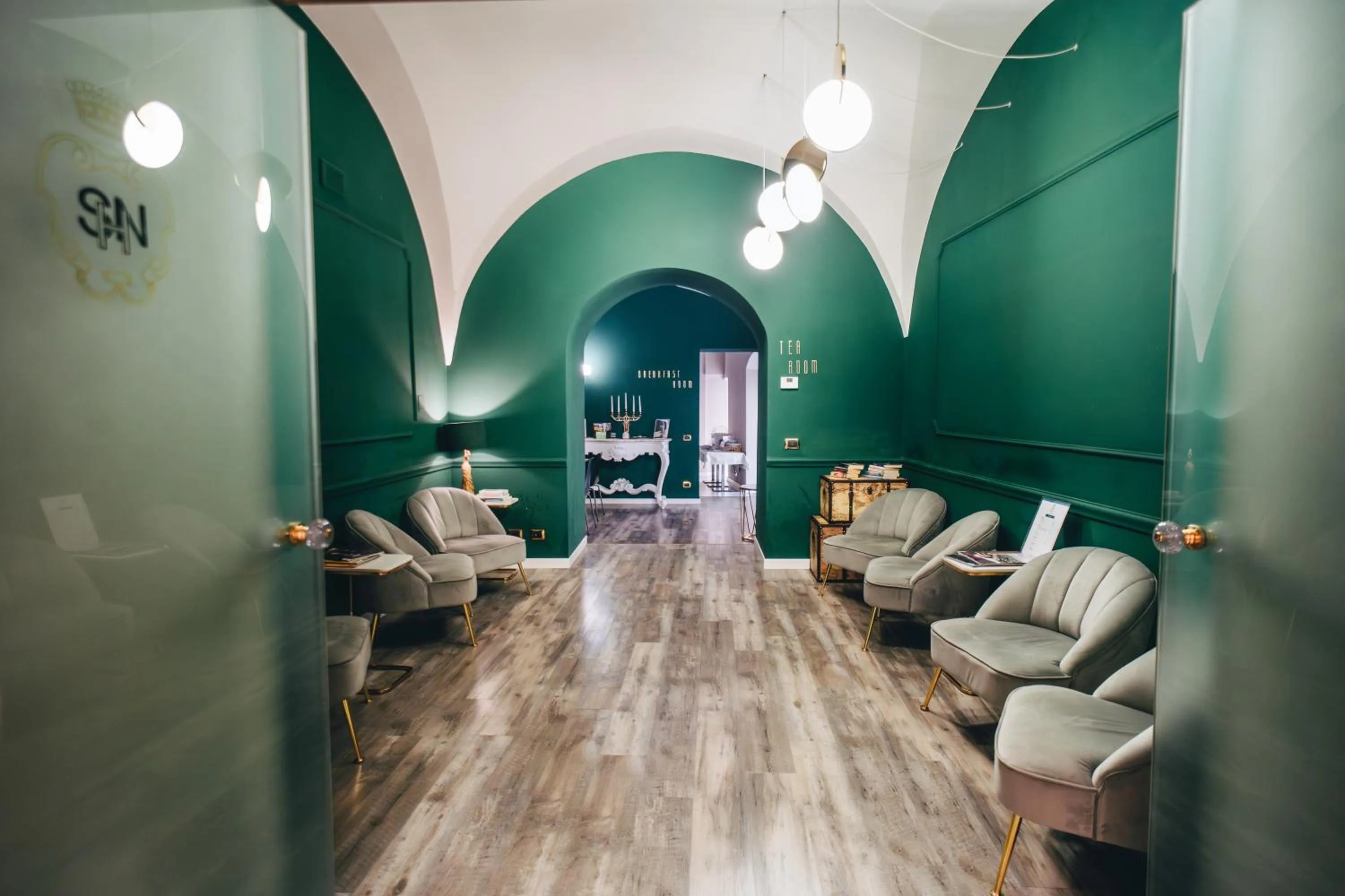 Communal lounge/ TV room in Hotel San Nicola