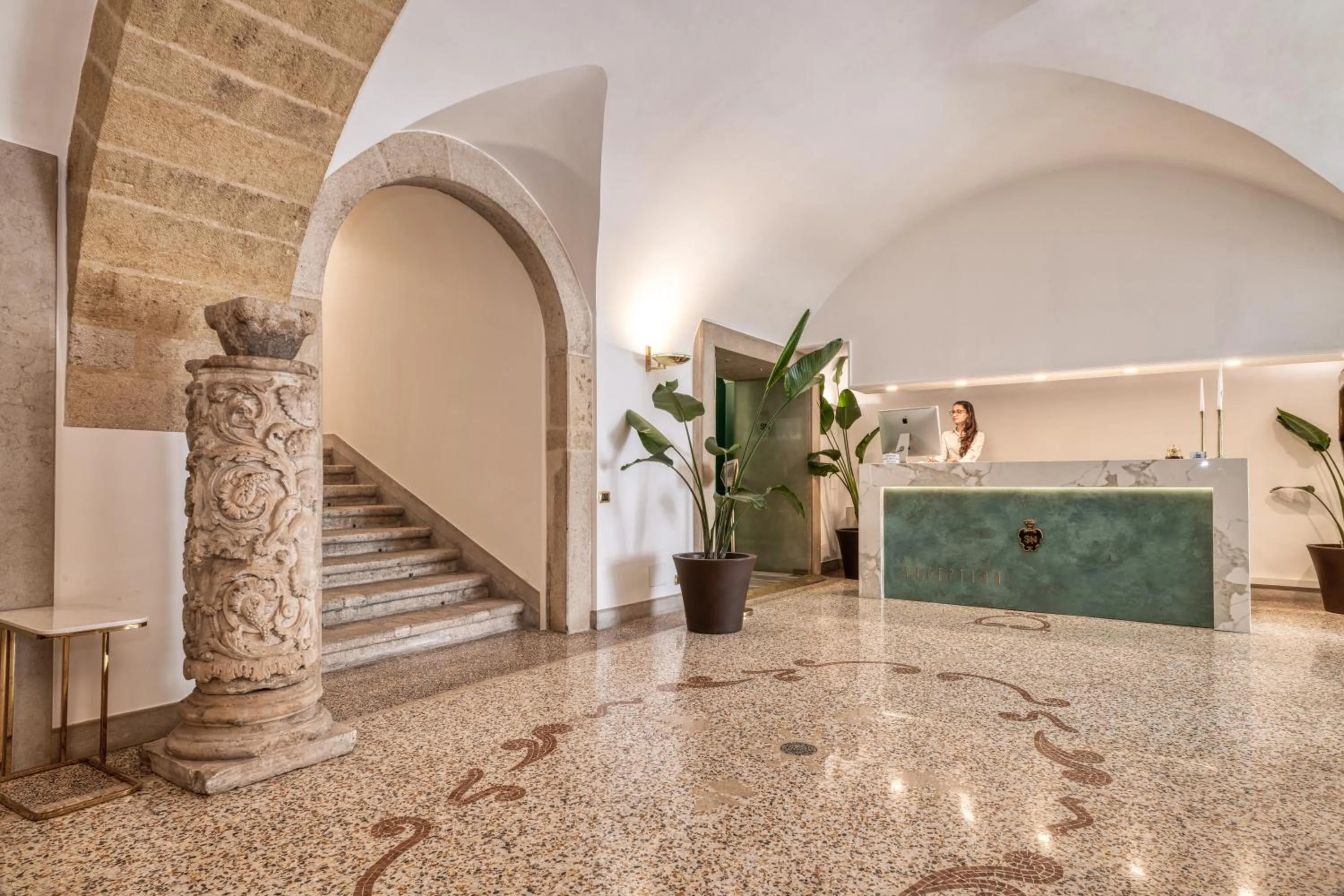 Lobby or reception in Hotel San Nicola