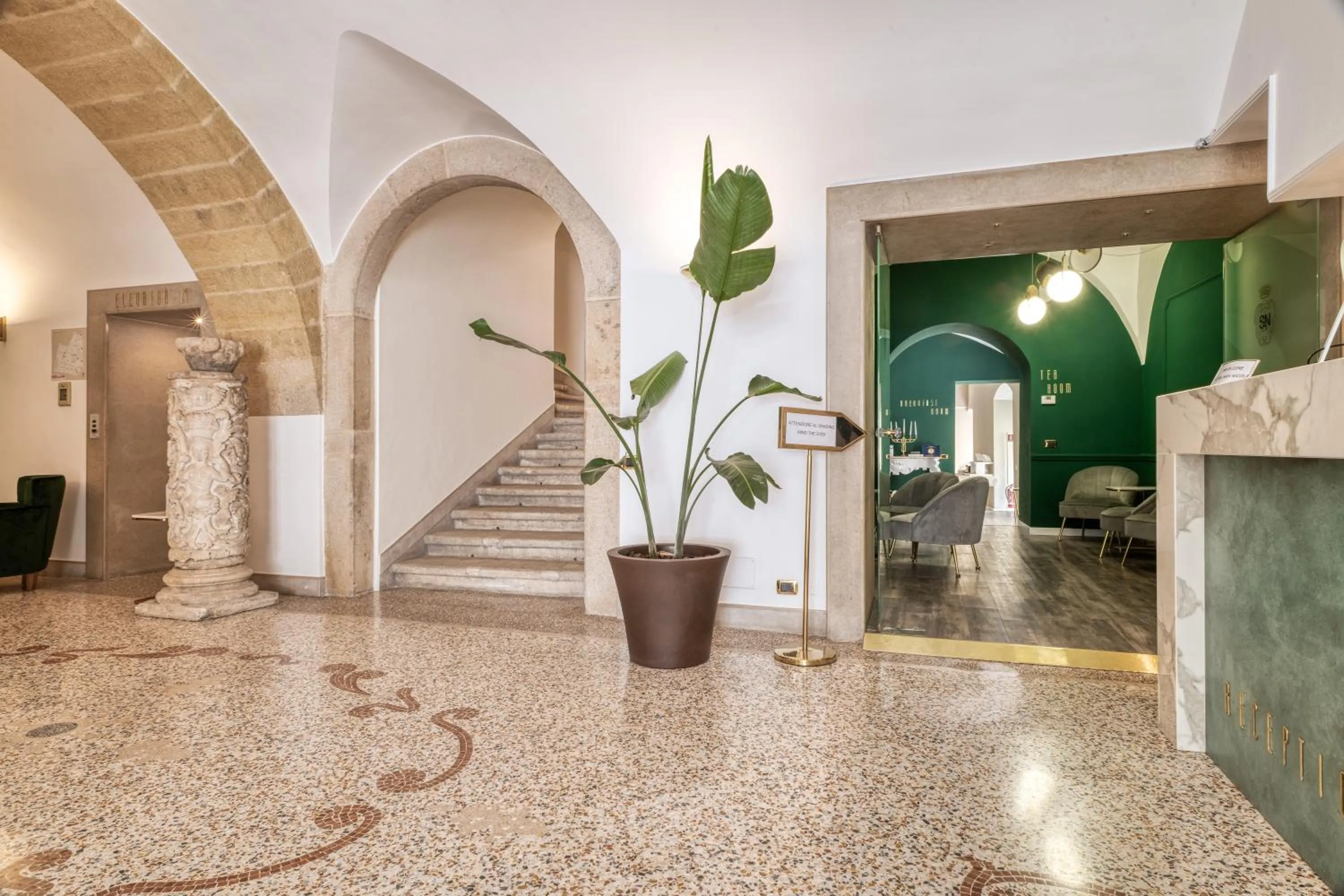 Lobby or reception in Hotel San Nicola