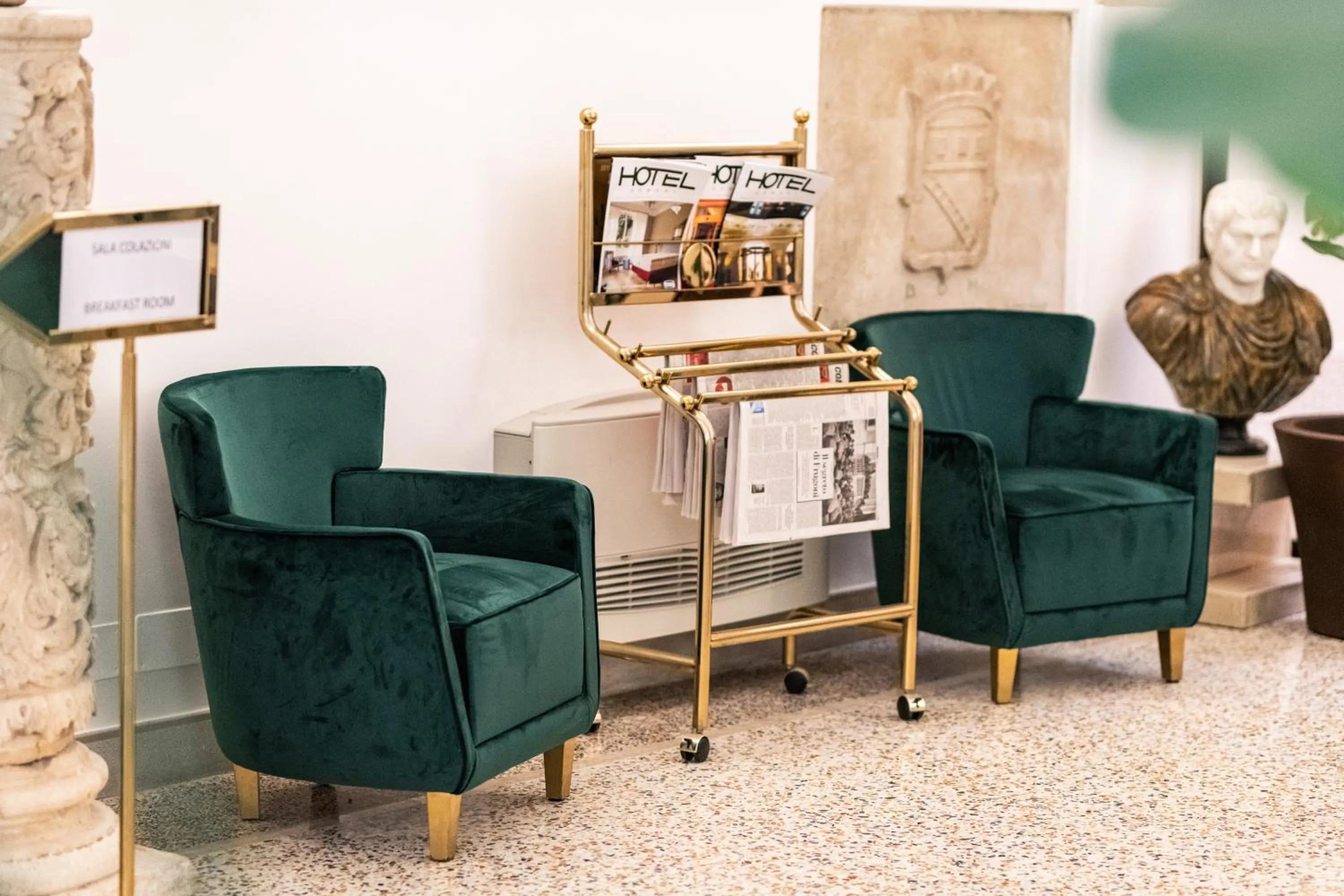 Decorative detail in Hotel San Nicola