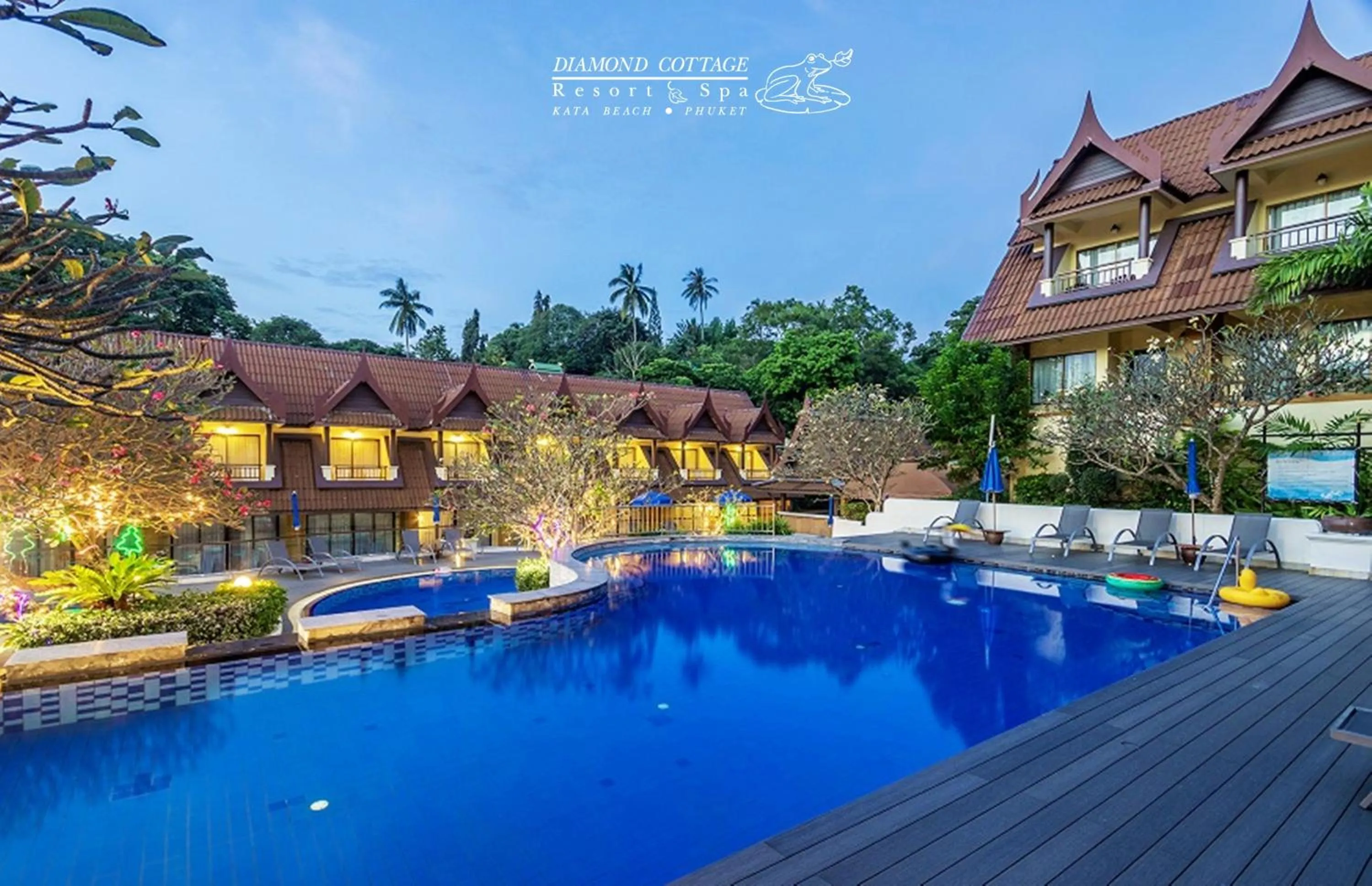 Property building in Diamond Cottage Resort & Spa