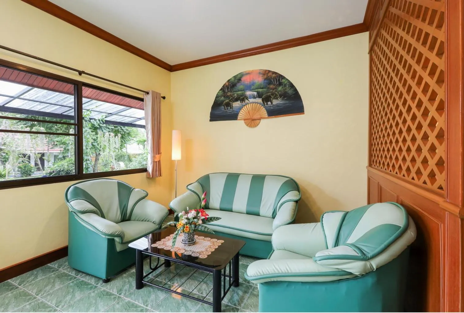 Living room in The Golddiggers Resort