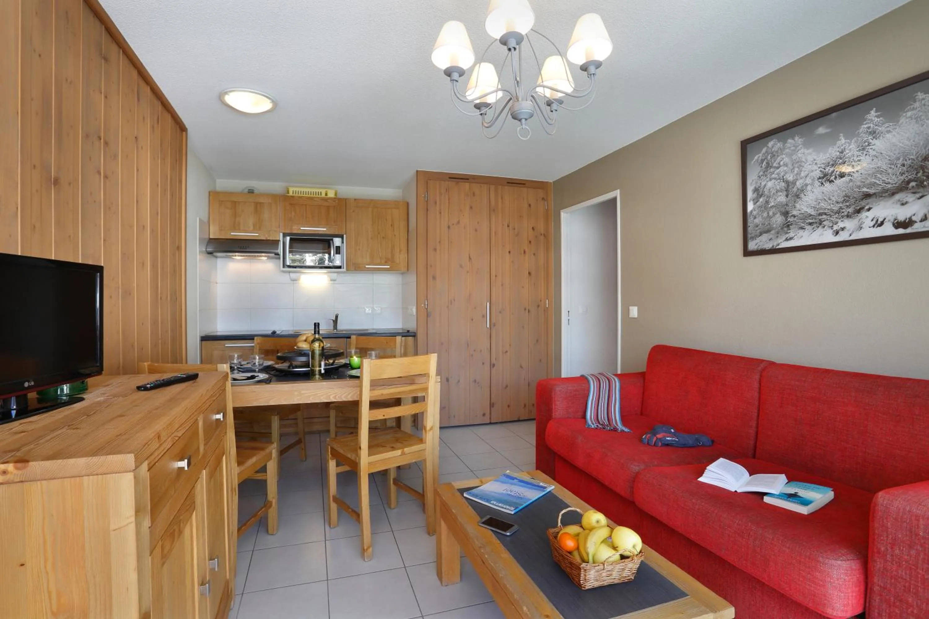 Kitchen or kitchenette in Résidence Néméa L'Aigle Bleu