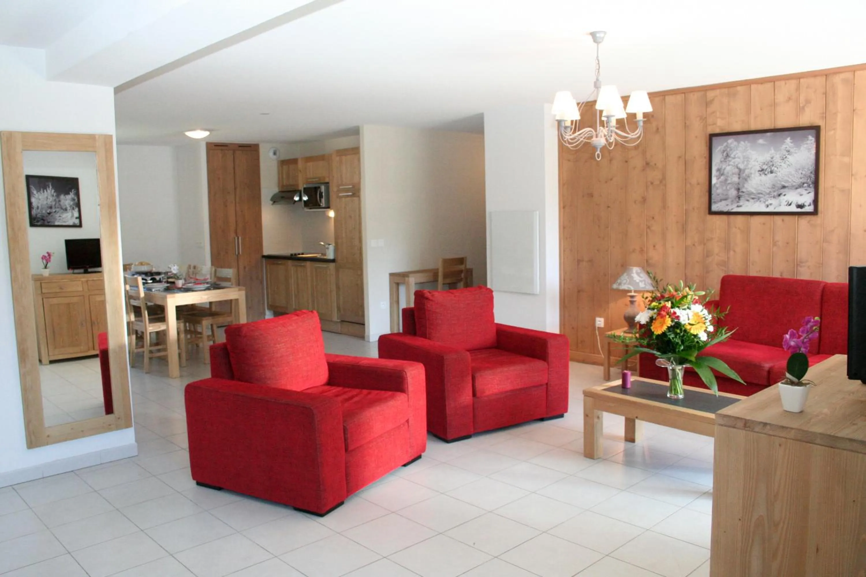 Living room in Résidence Néméa L'Aigle Bleu