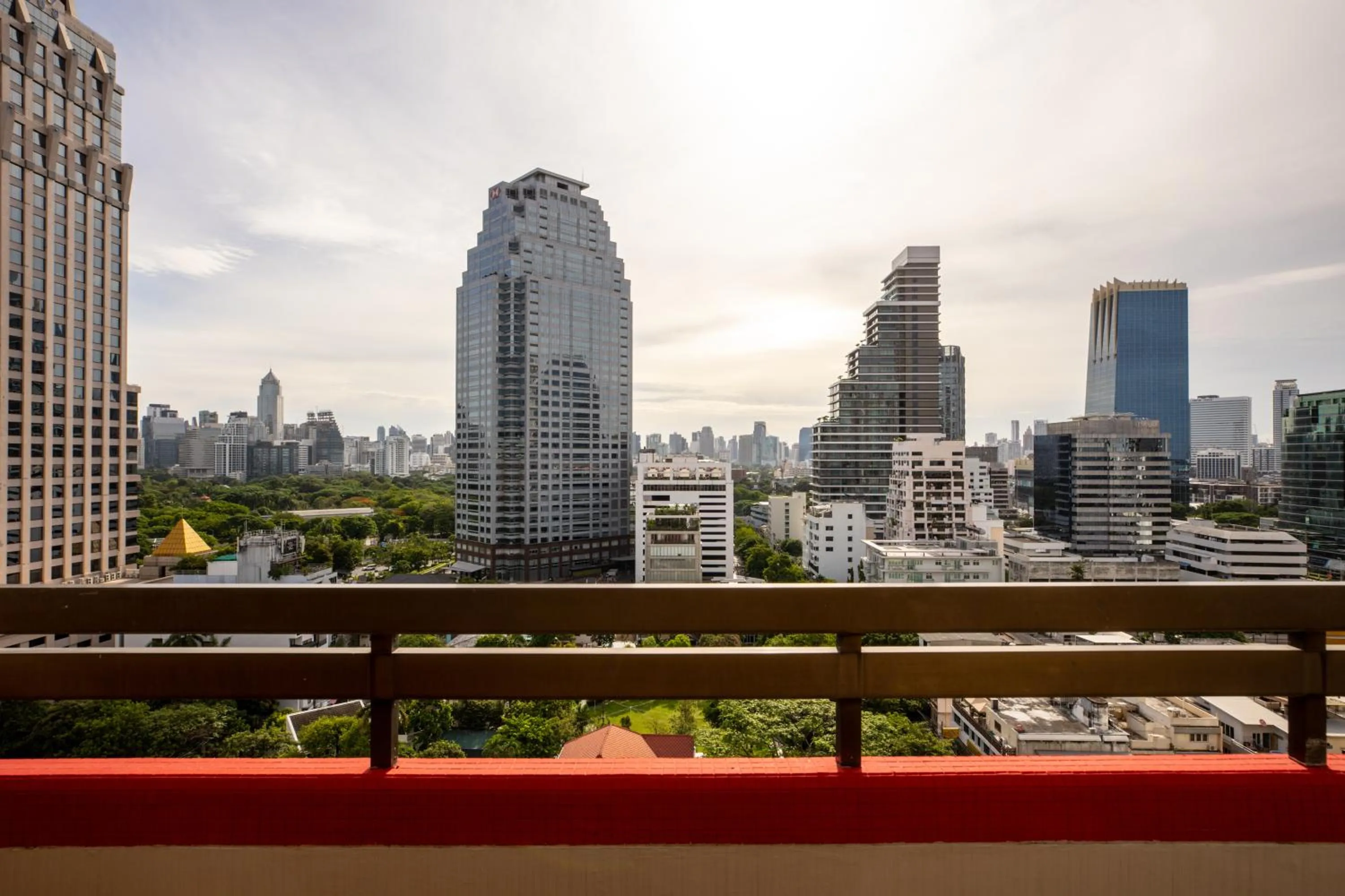 Balcony/Terrace in Bandara Suites Silom, Bangkok
