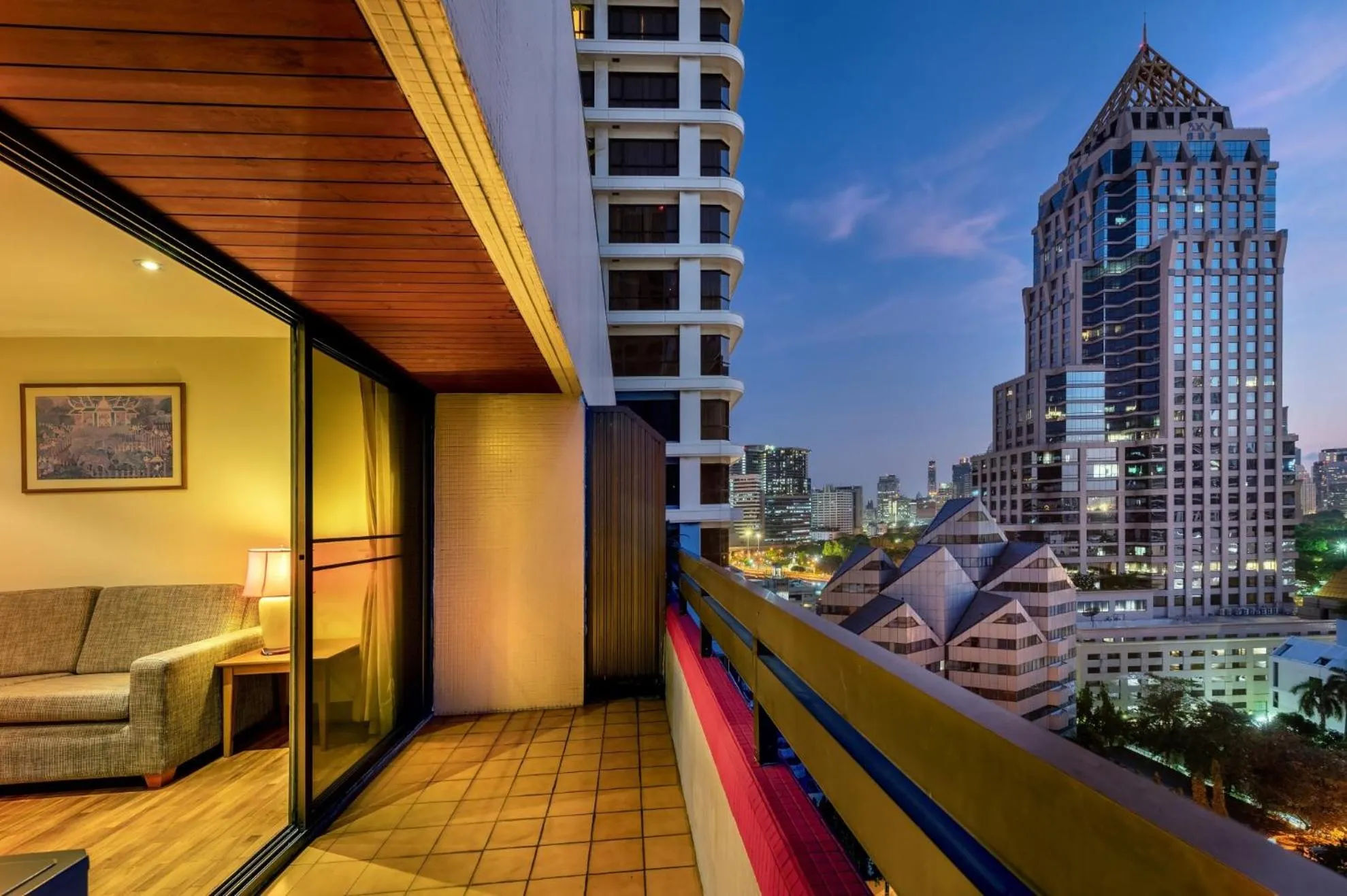 Balcony/Terrace in Bandara Suites Silom, Bangkok