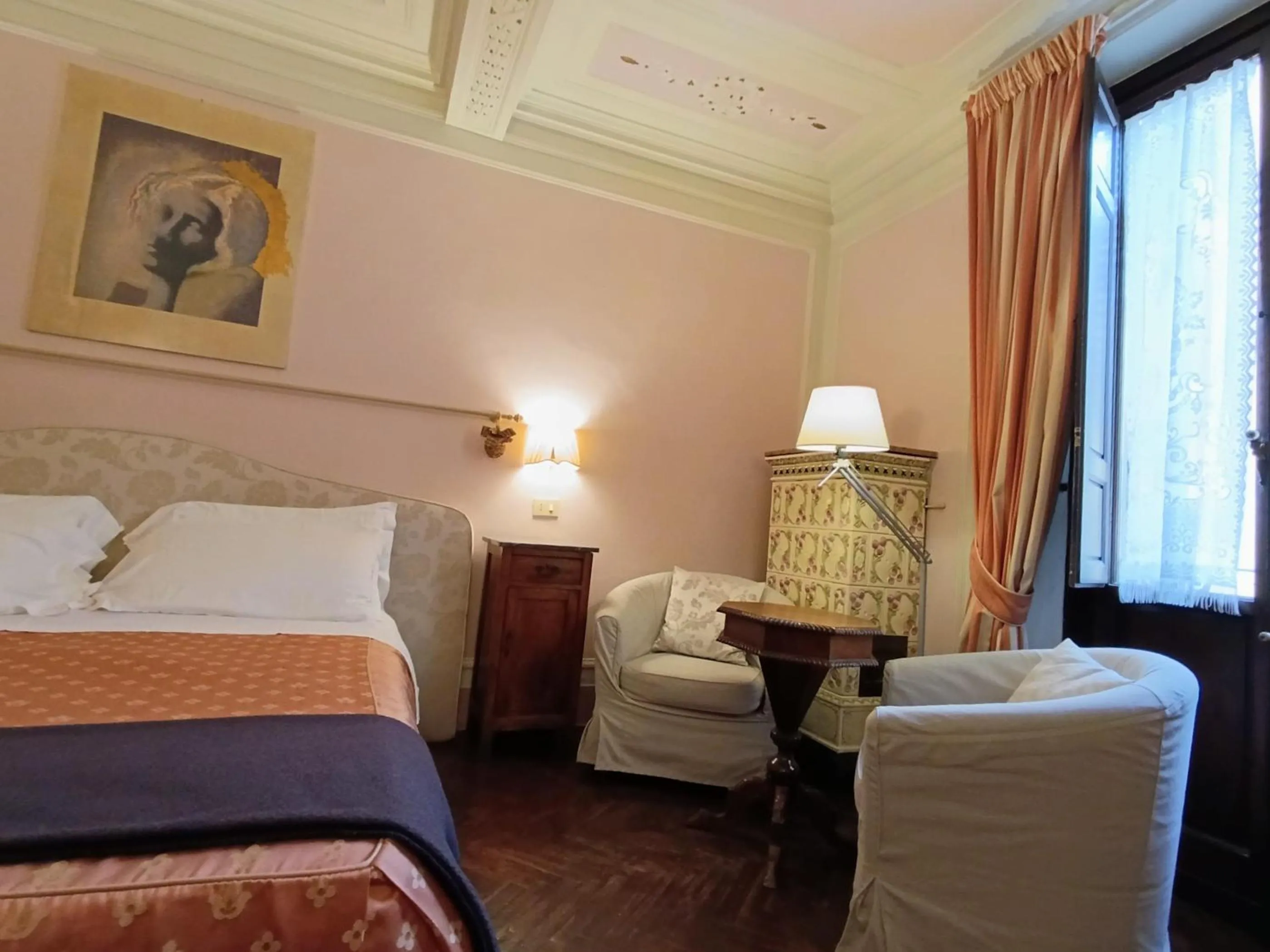 Seating area, Bed in B&B A Florence View