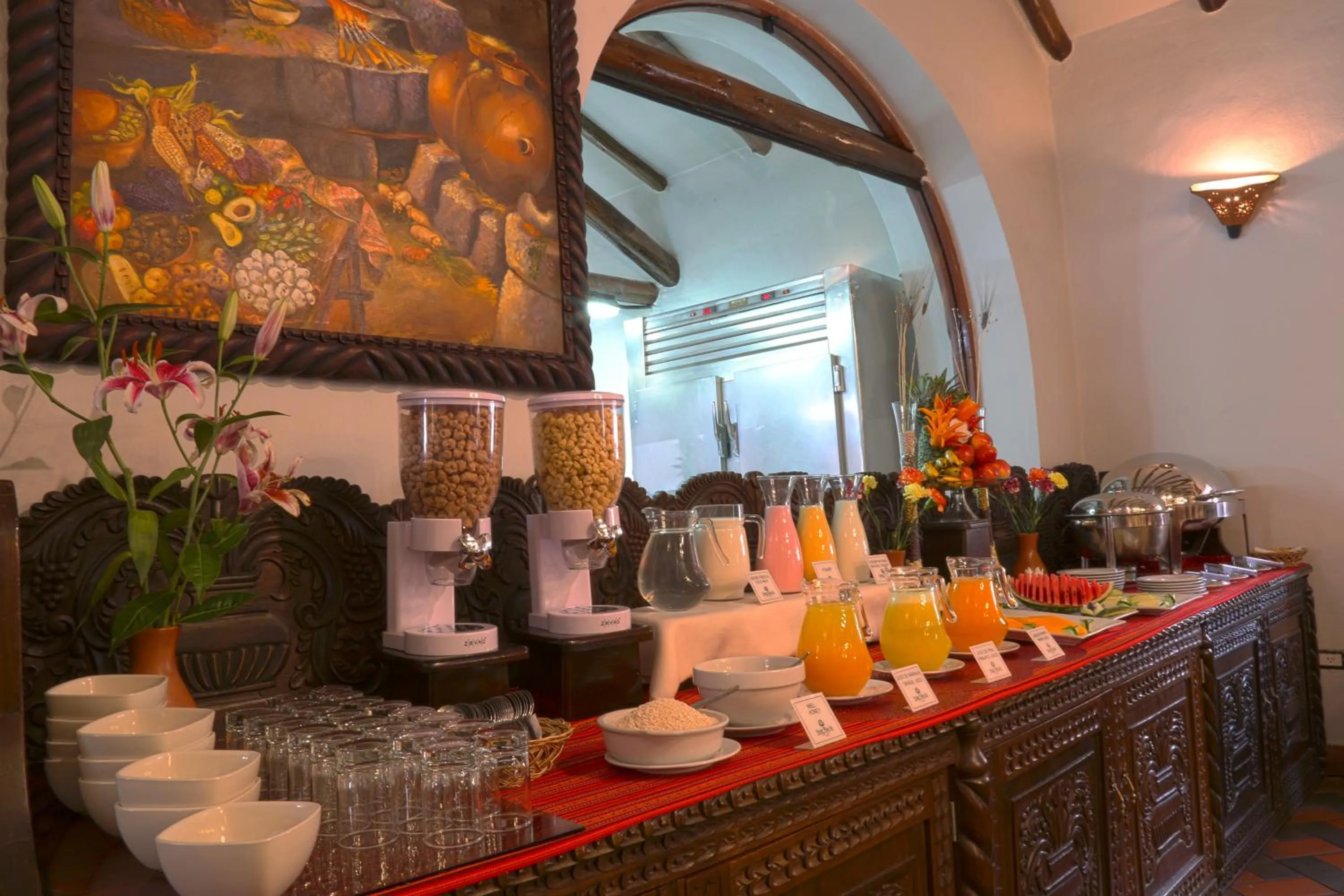 Food and drinks in Munay Wasi Inn