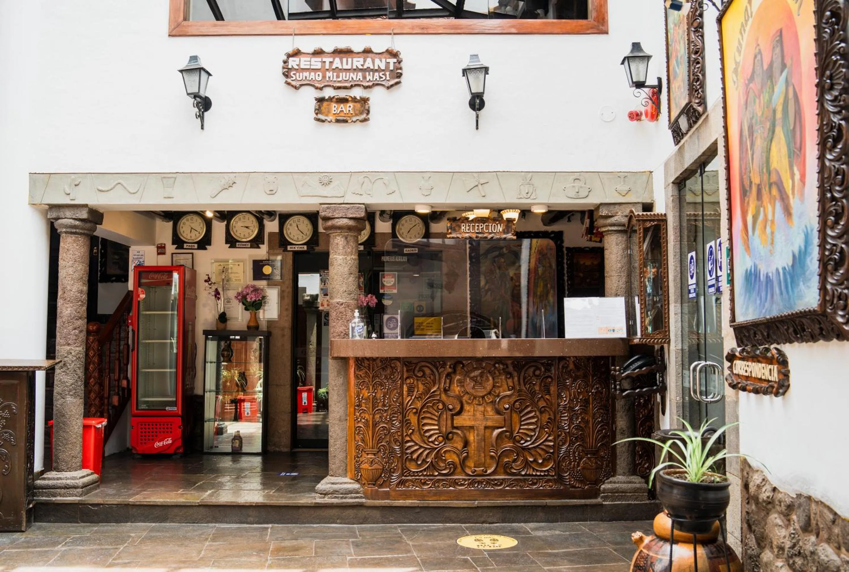 Lobby or reception in Munay Wasi Inn