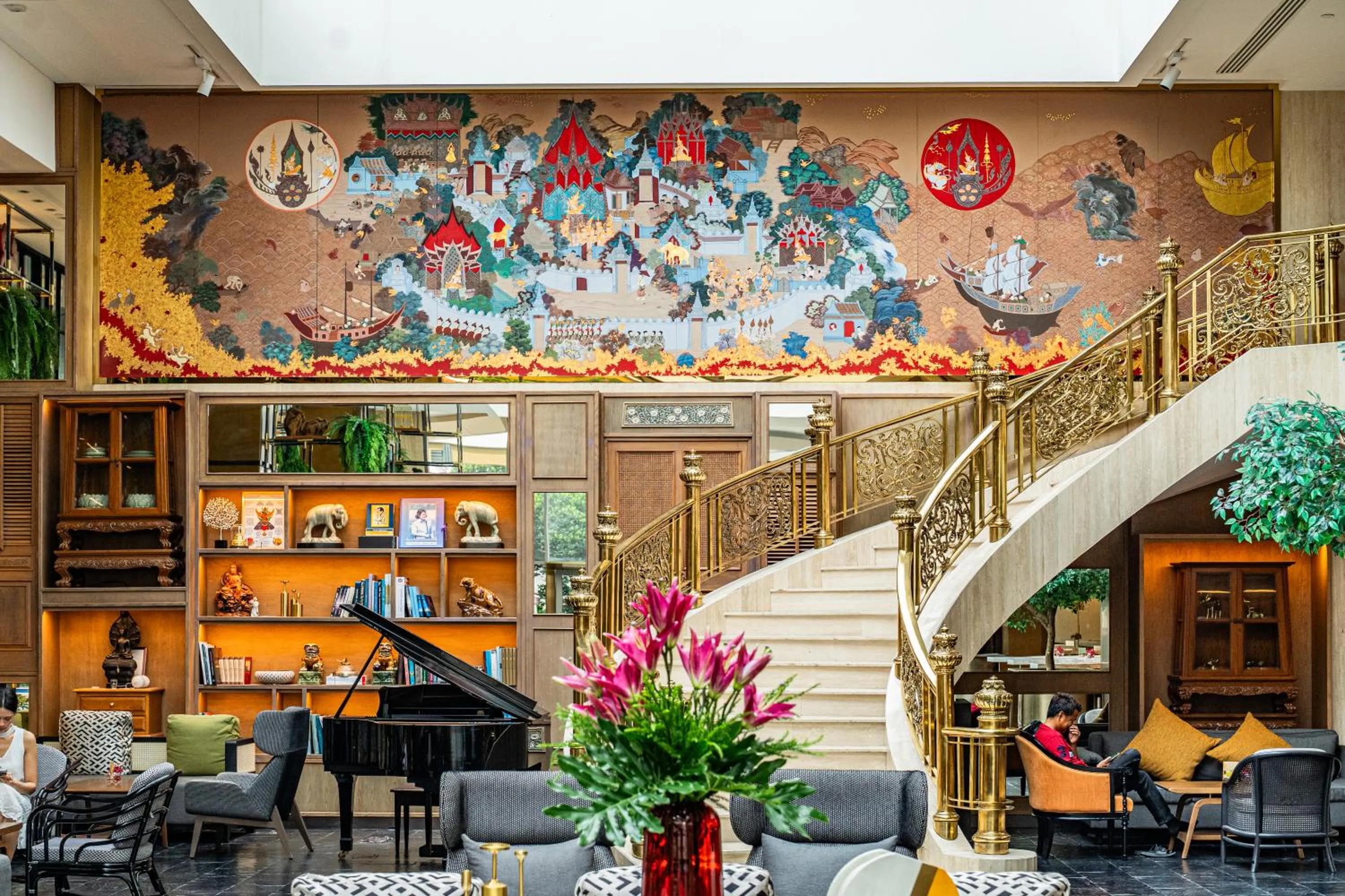 Lobby or reception in Montien Hotel Surawong Bangkok