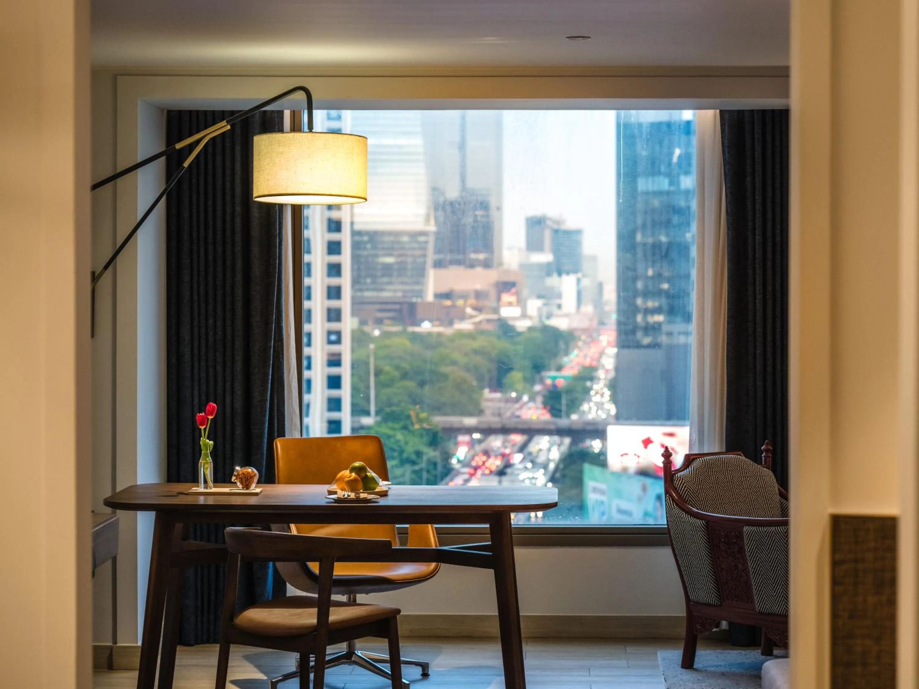 City view in Montien Hotel Surawong Bangkok