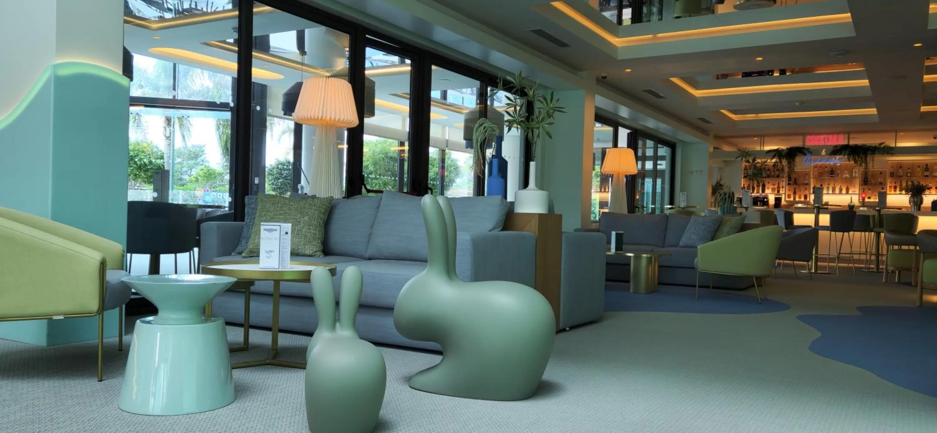 Living room in Aquashow Park Hotel