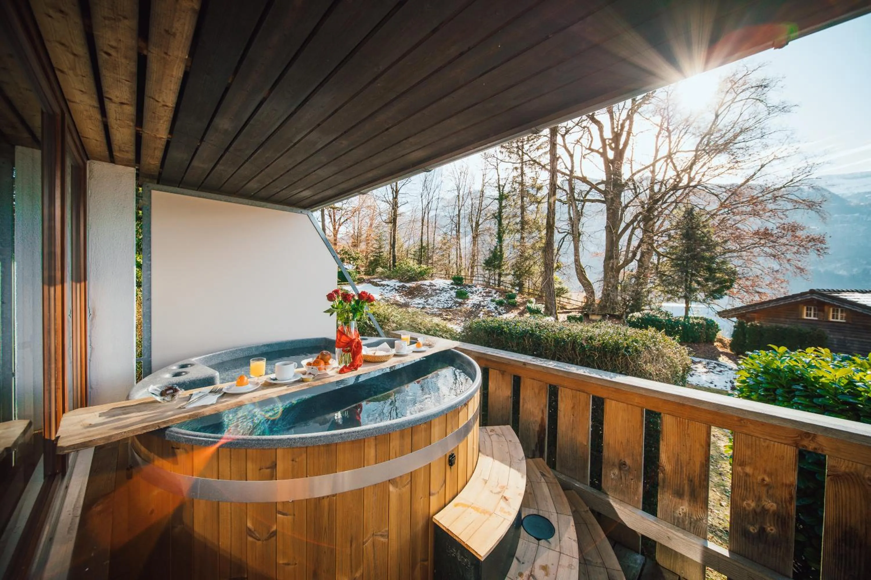 Hot Tub in Hotel Lindenhof by Crossworld AG