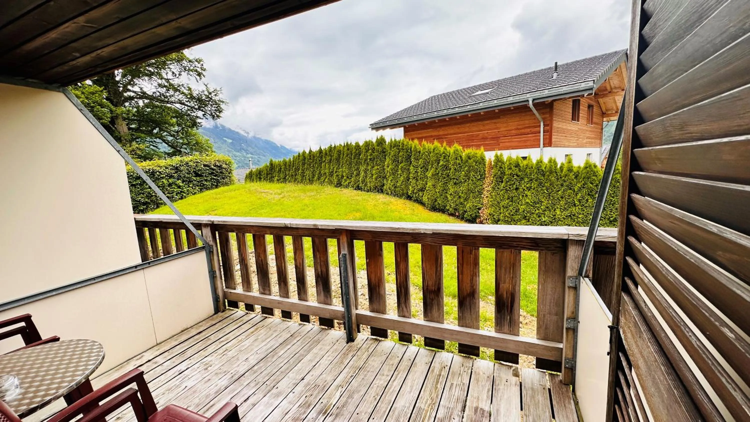 Balcony/Terrace in Hotel Lindenhof by Crossworld AG