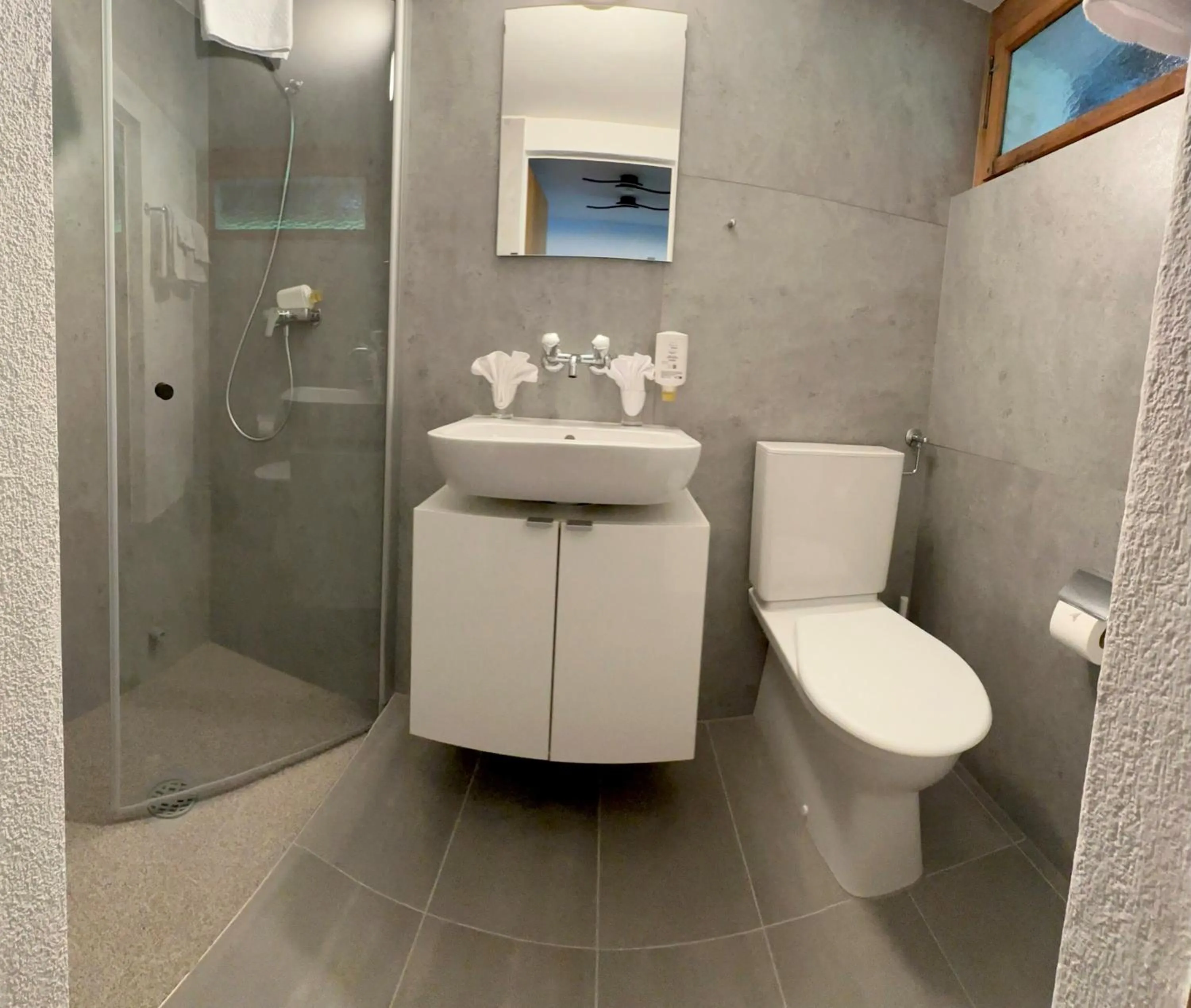 Shower in Hotel Lindenhof by Crossworld AG