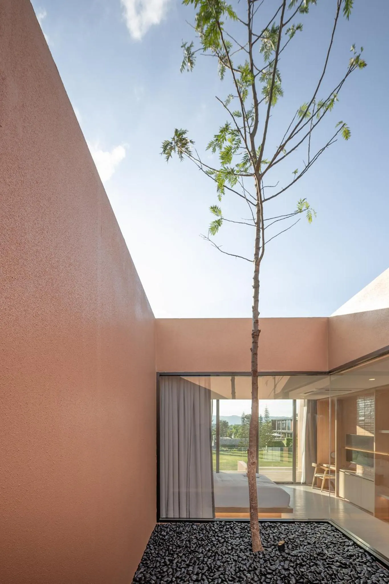 Inner courtyard view in De Capoc Resort