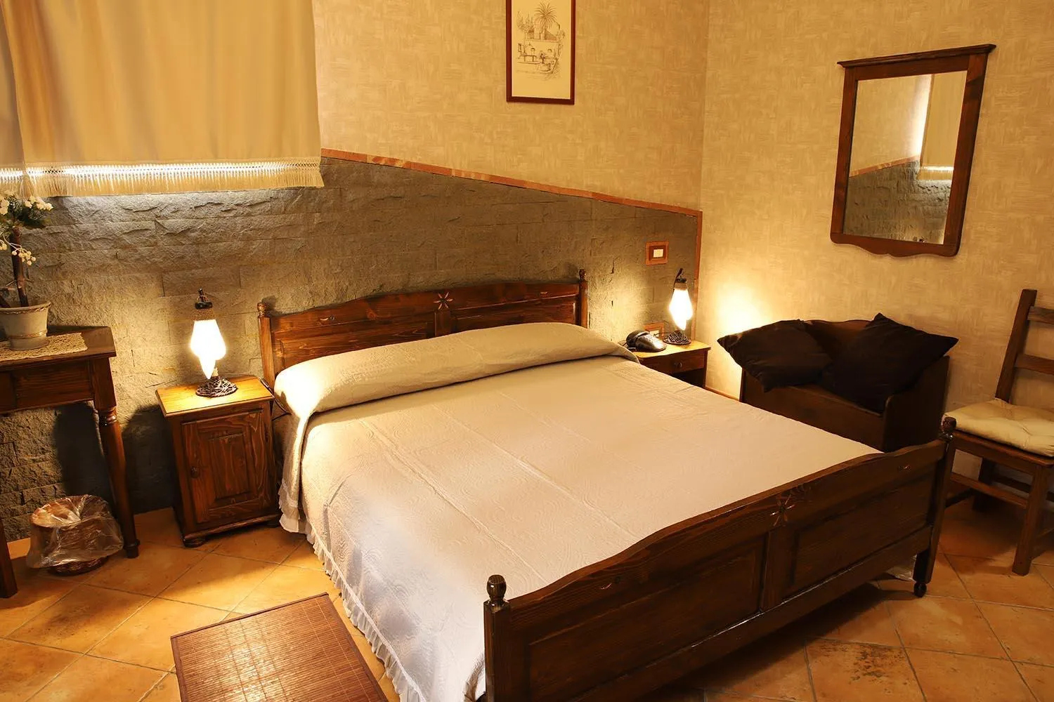 Bed in Hotel Alle Pendici