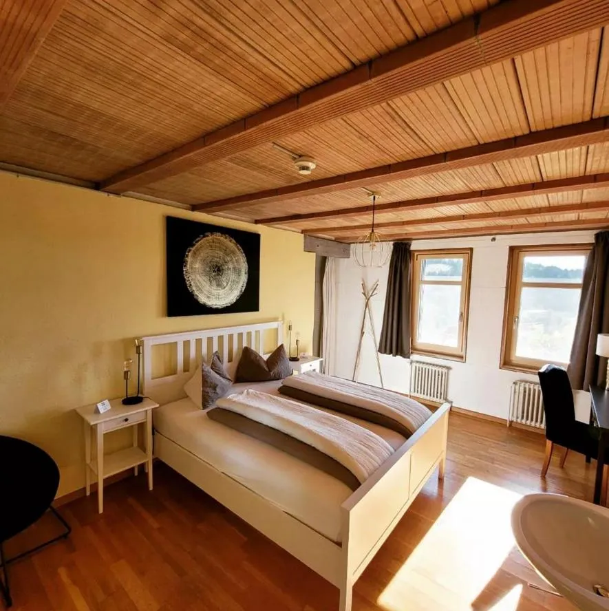 Bed in BnB SchlafSchloss