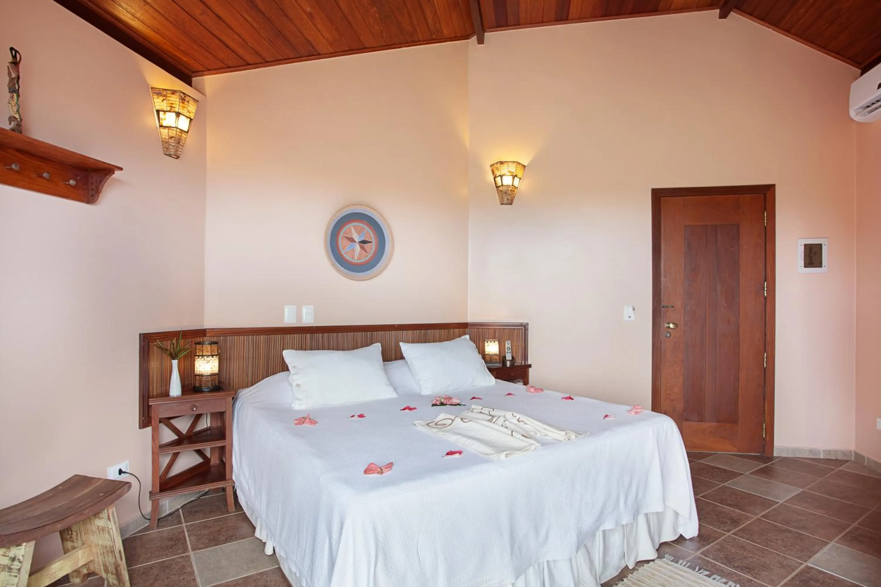 Bedroom, Bed in Pousada Mangabeiras