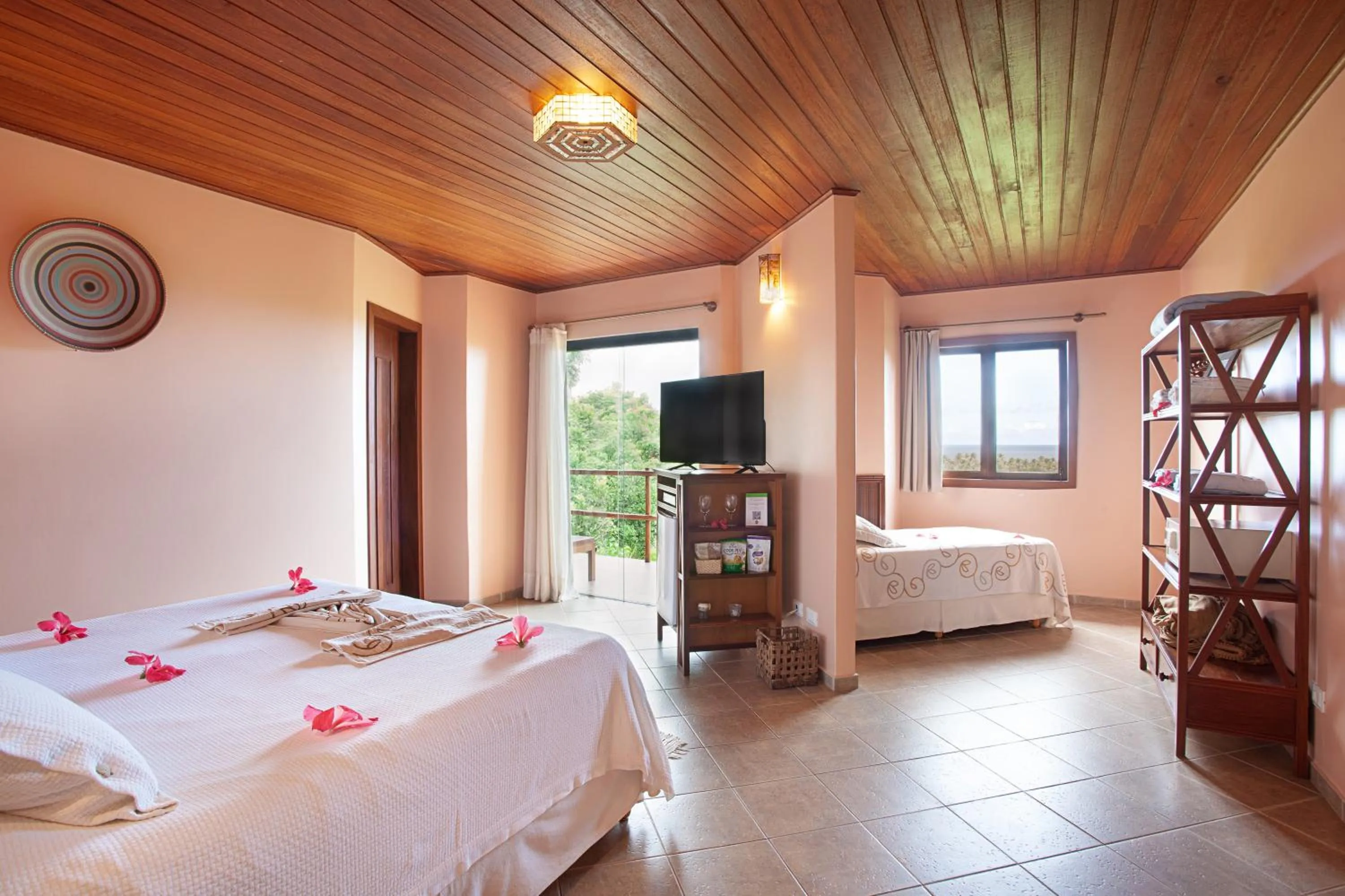 Bedroom, Bed in Pousada Mangabeiras