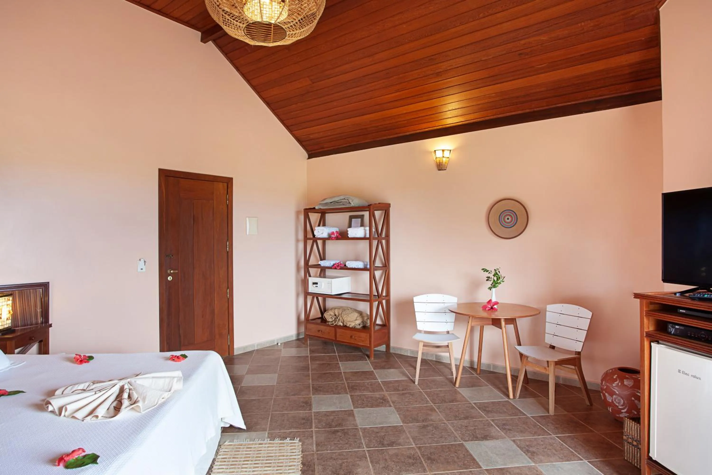 Bedroom, Bed in Pousada Mangabeiras