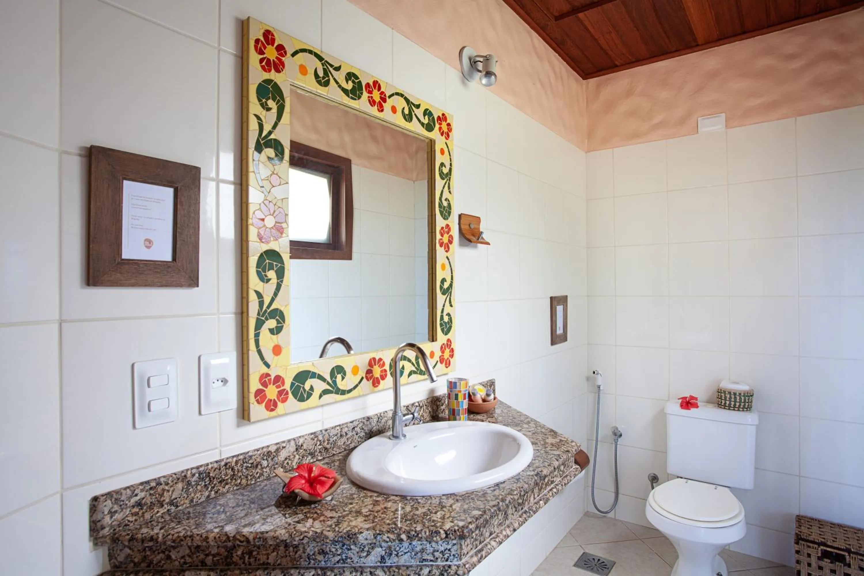 Bathroom in Pousada Mangabeiras