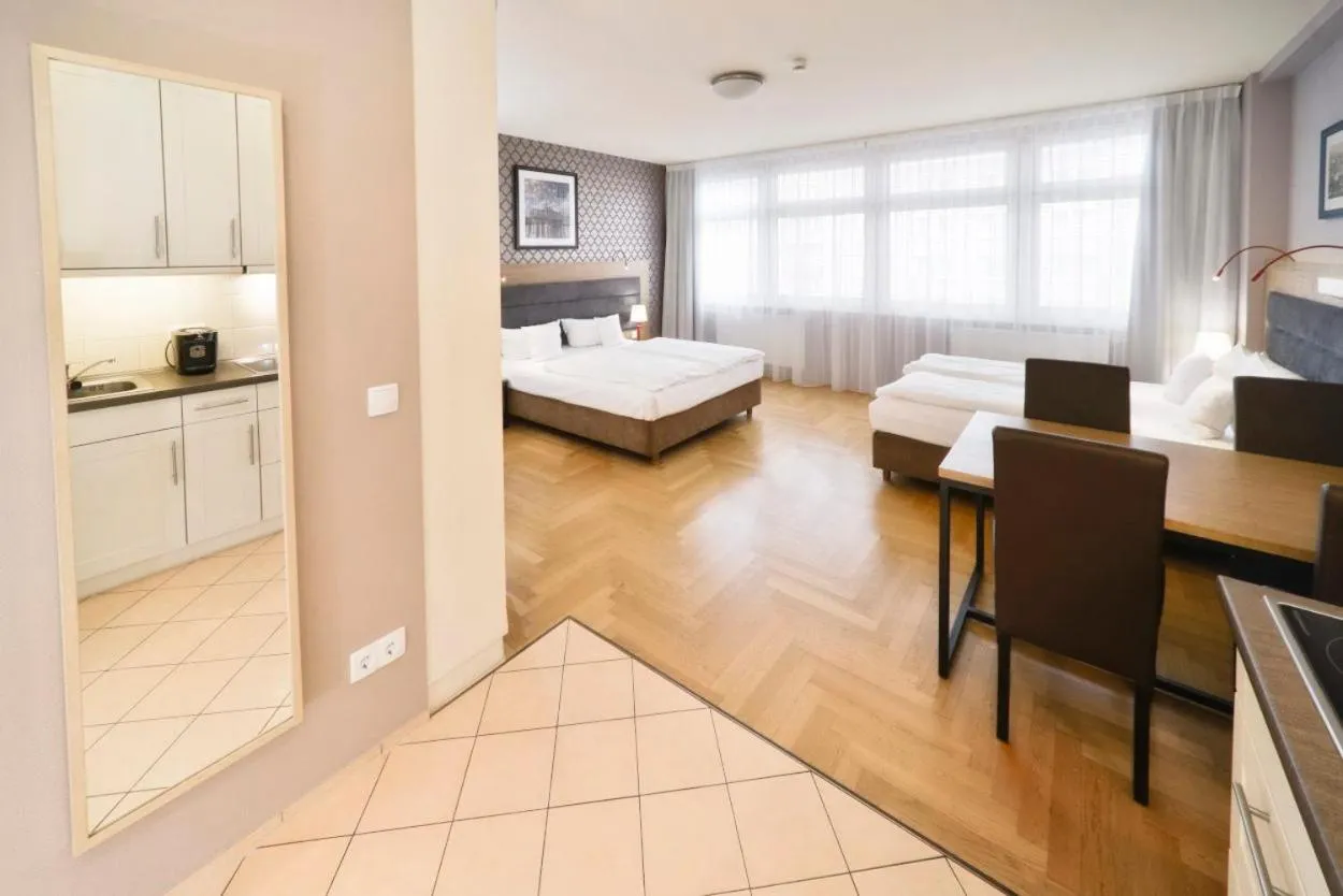 Photo of the whole room, Bed in AMC Apartments Ku'damm & Bundesallee