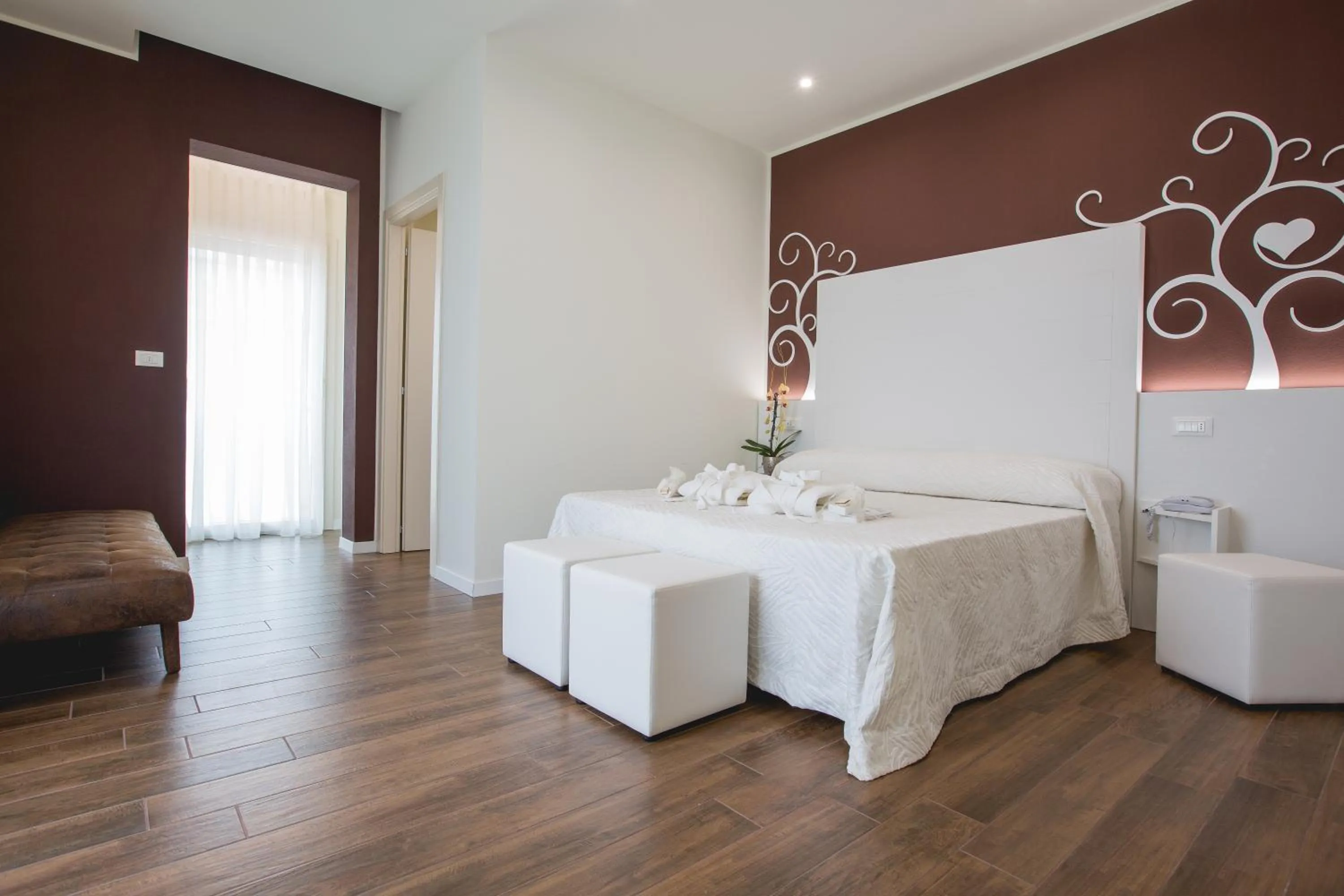 Bed in Hotel Augusta