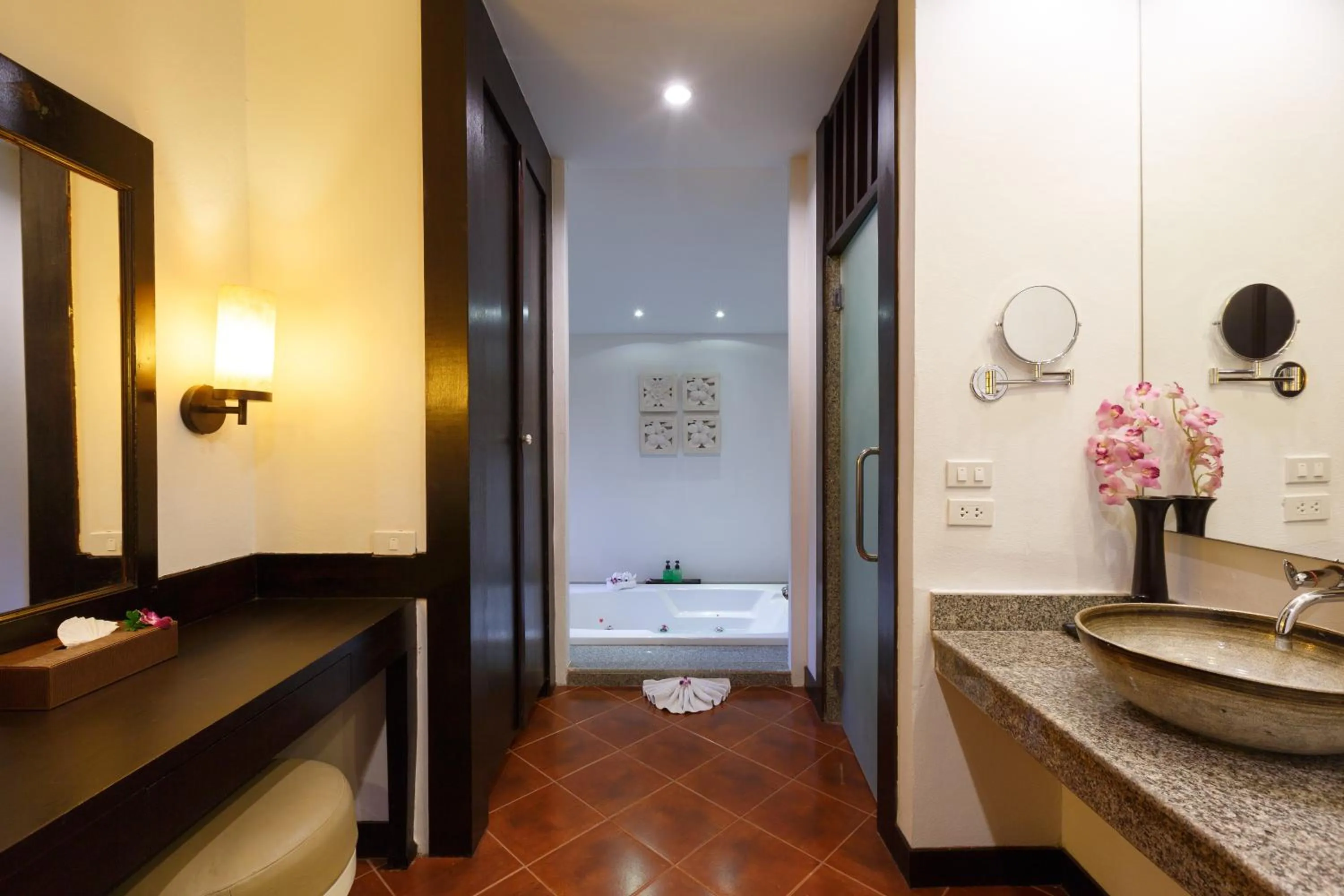 Bathroom in Namaka Resort Kamala