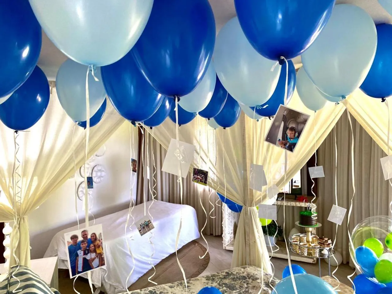 Property building, Bed in Pousada Triboju