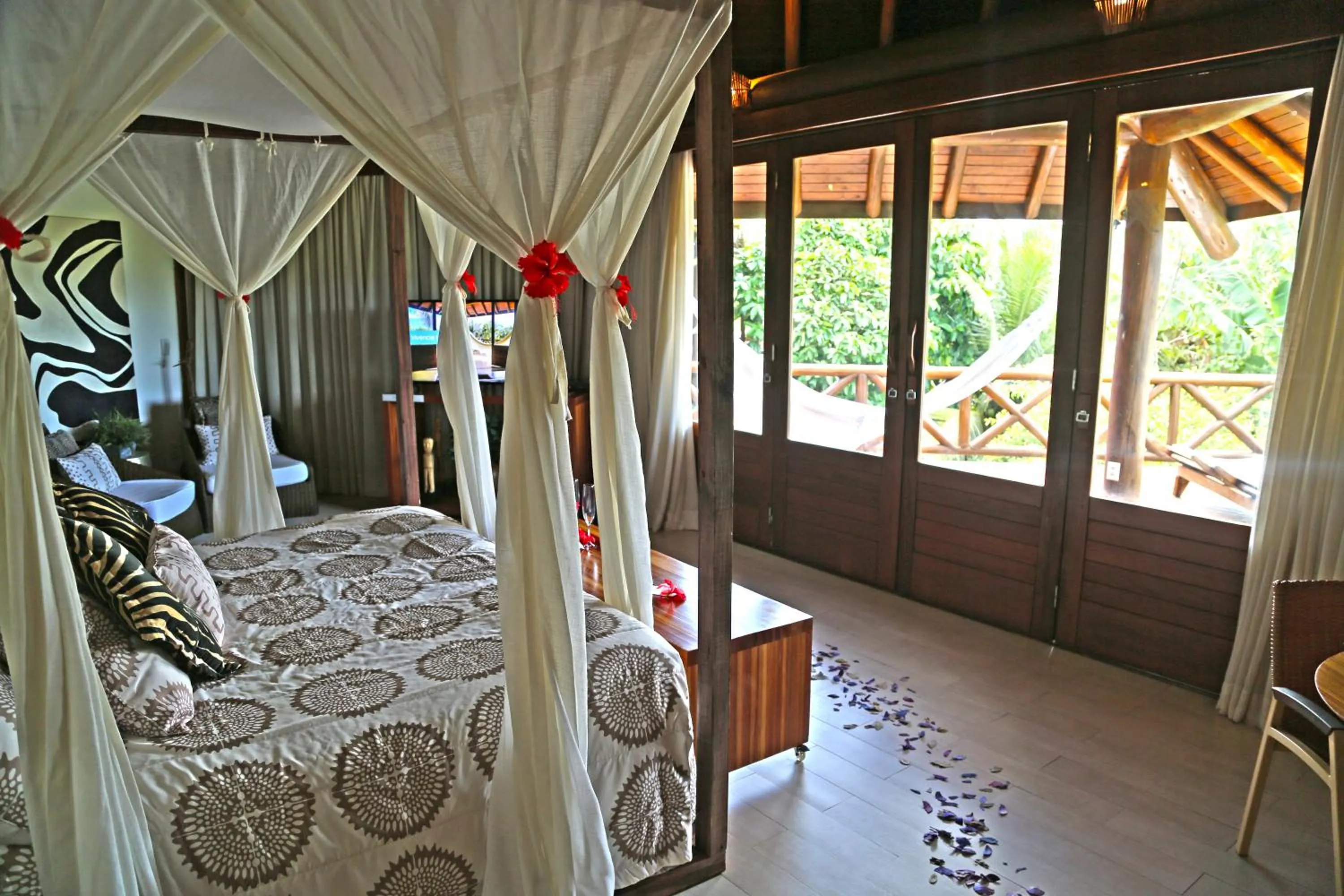 Bed in Pousada Triboju