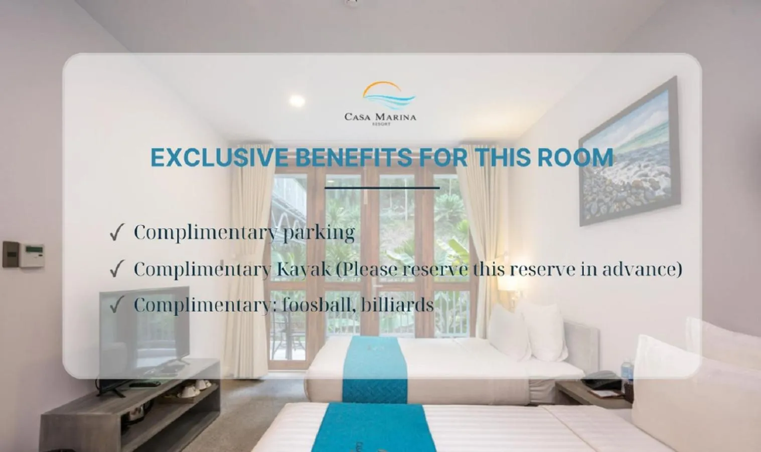 Bedroom in Casa Marina Resort