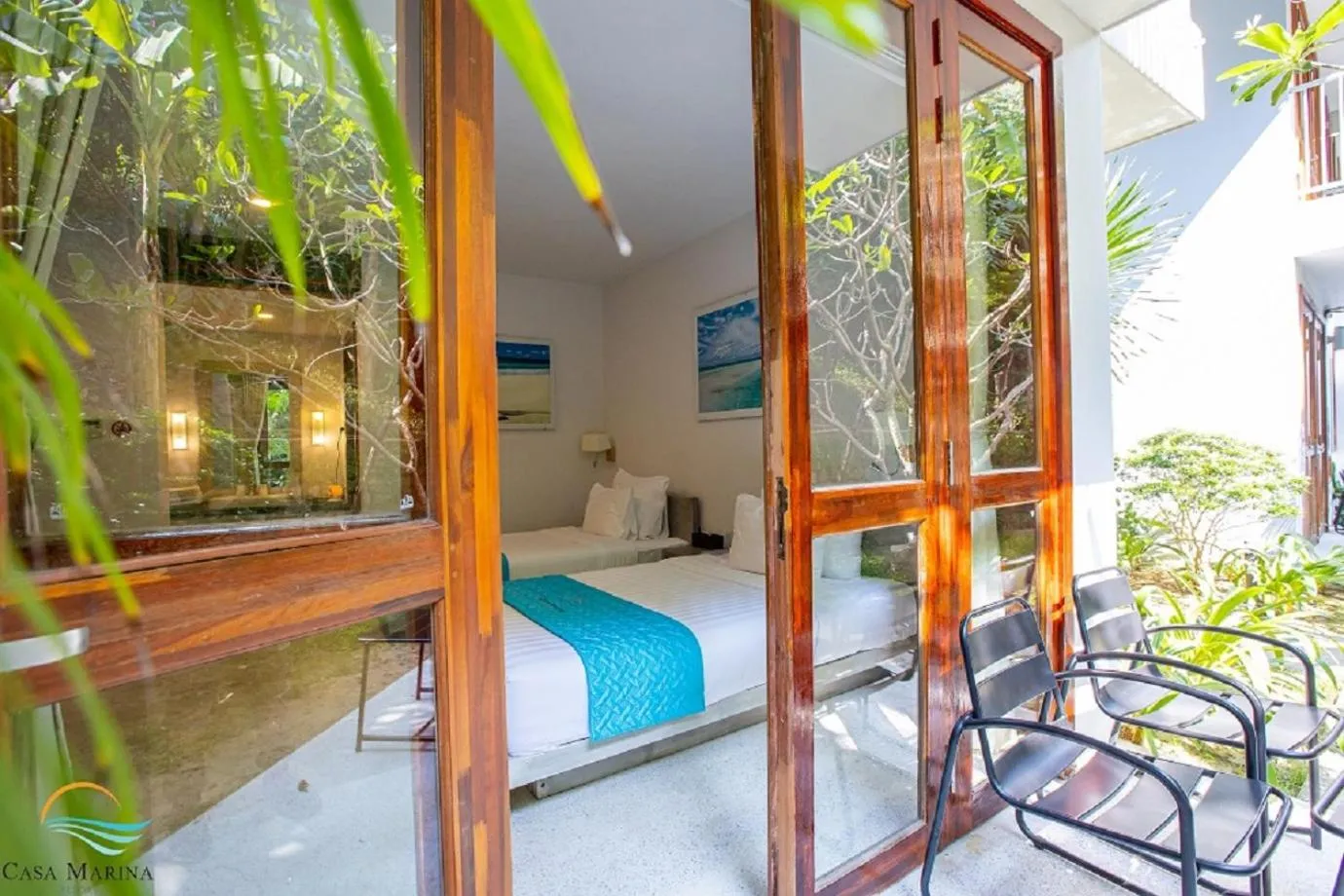 Bed in Casa Marina Resort